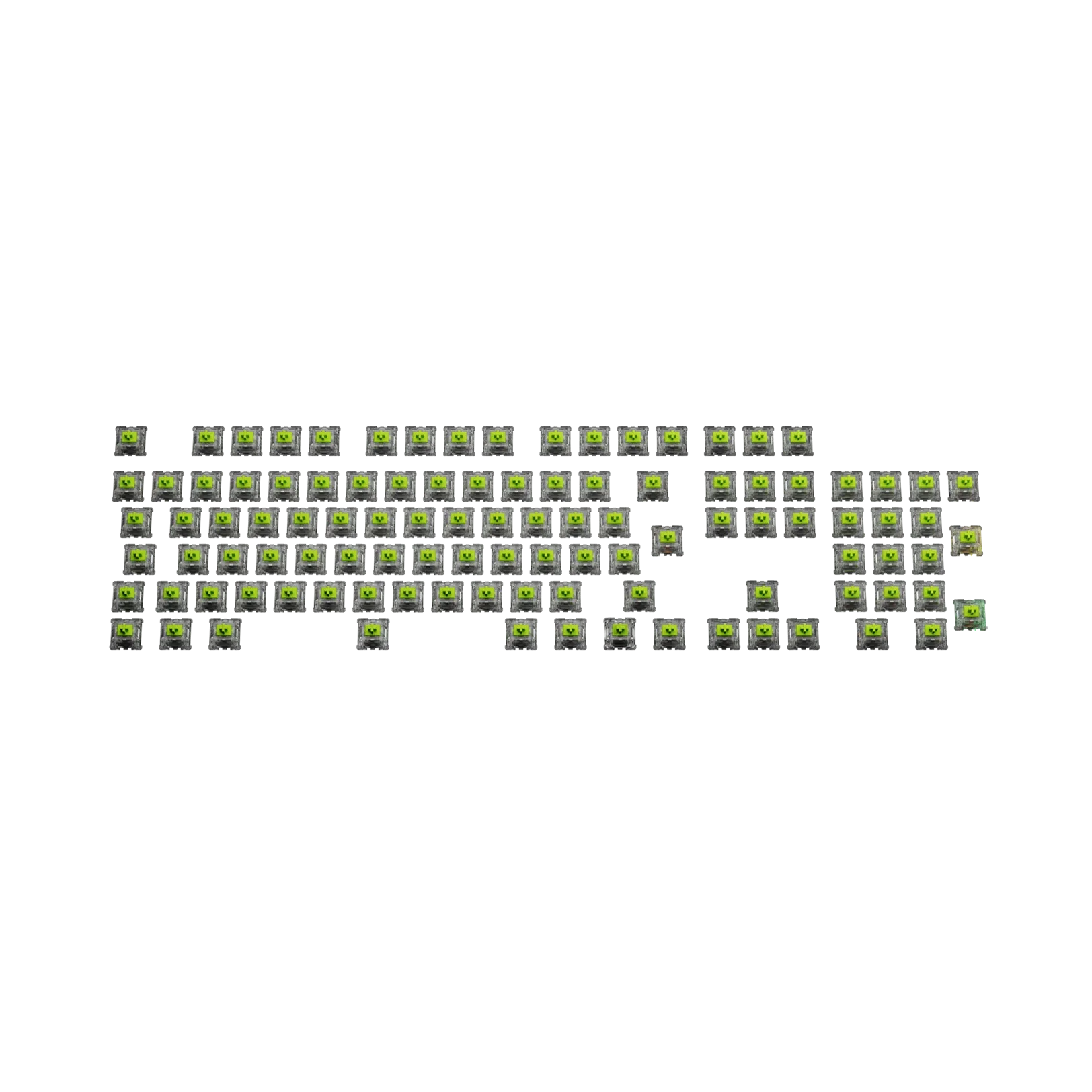 Glorious Raptor Tactile Mechanical Keyboard Switches - MX Compatible, ISO Standard, 100-Pack - Perfect for Gaming, Typing & Custom Keyboard Builds