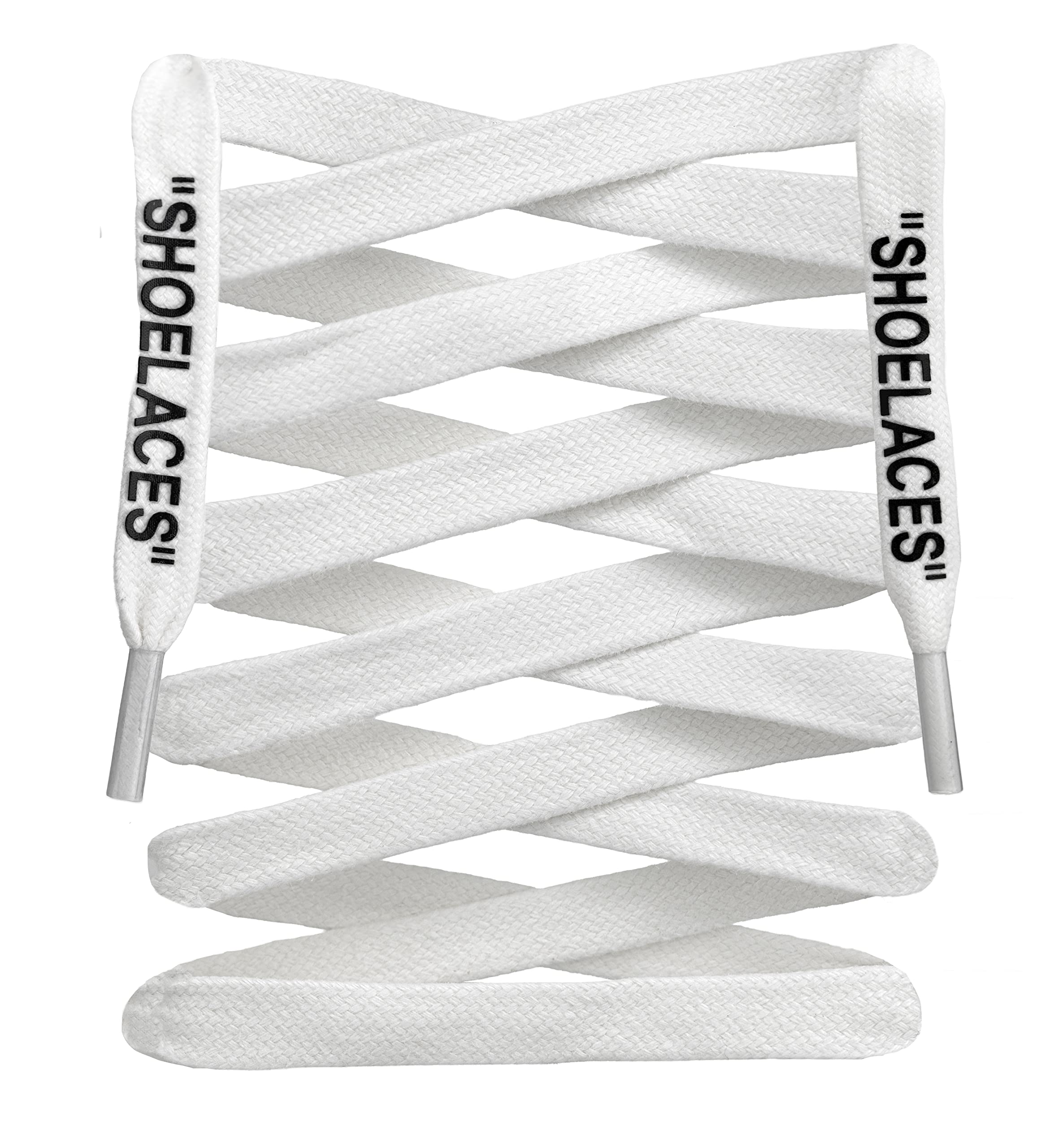 LitLaces - Flat Printed Replacement Shoelaces for Sneakers | Durable & Stylish Shoe Laces for Men & Women | Perfect for Running, Walking & Casual Wear