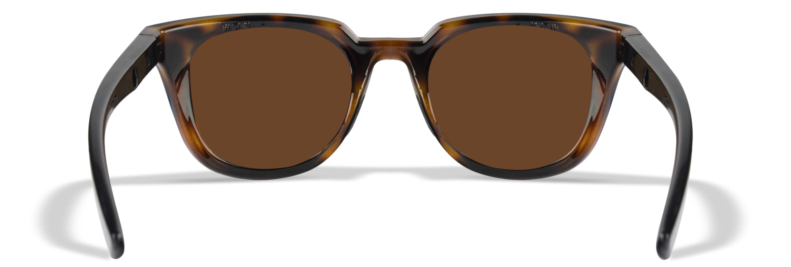 Wiley X Ultra Captivate Polarized Sunglasses for Women - Safety Glasses with UV Protection for Shooting, Fishing, Biking & Extreme Sports - Gloss Demi Black Frames & Copper Lenses - Perfect for Outdoor Adventures, Sports & Daily Wear