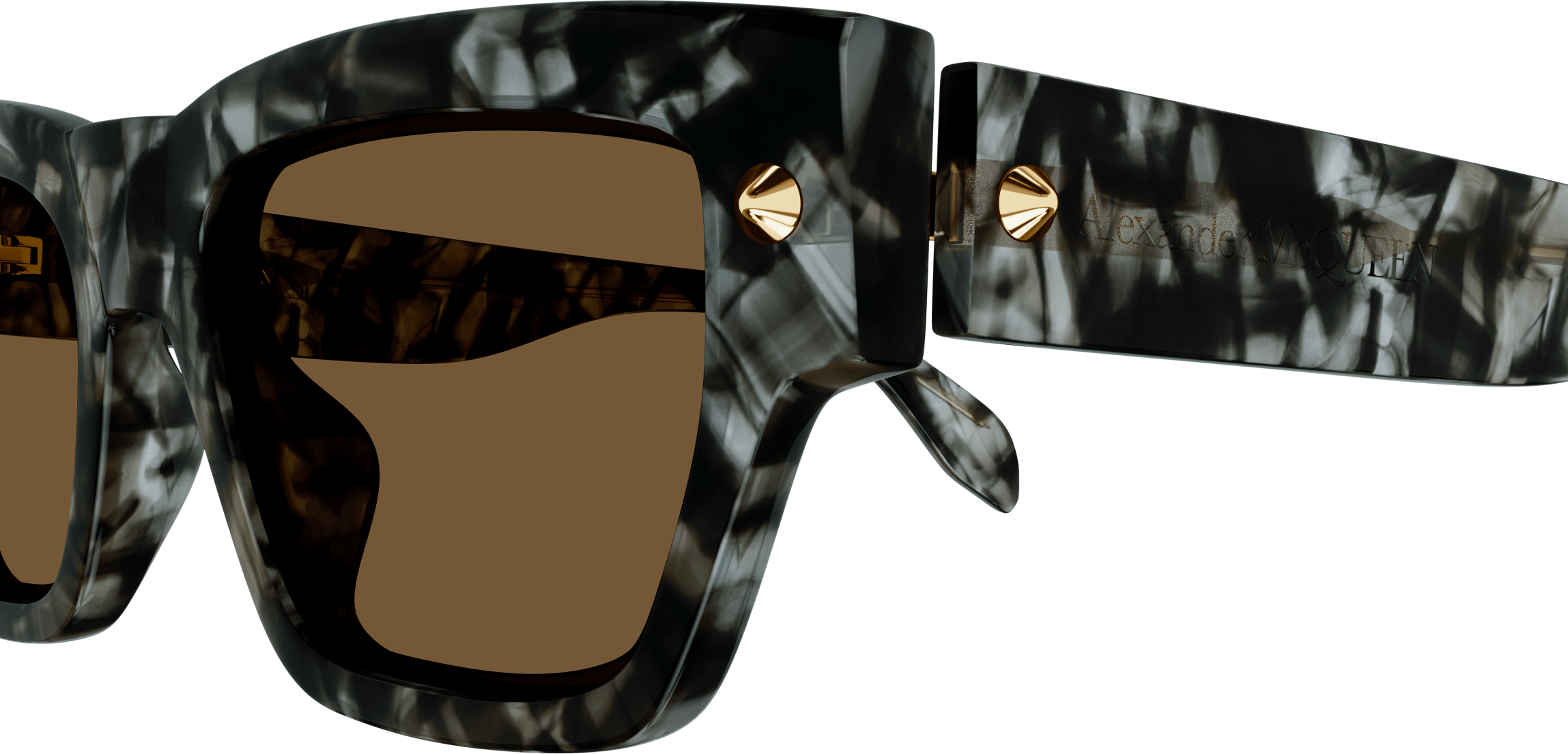 Alexander McQueen AM0409S Sunglasses - Luxury Designer Shades for Men & Women - Perfect for Outdoor Activities, Travel & Fashion