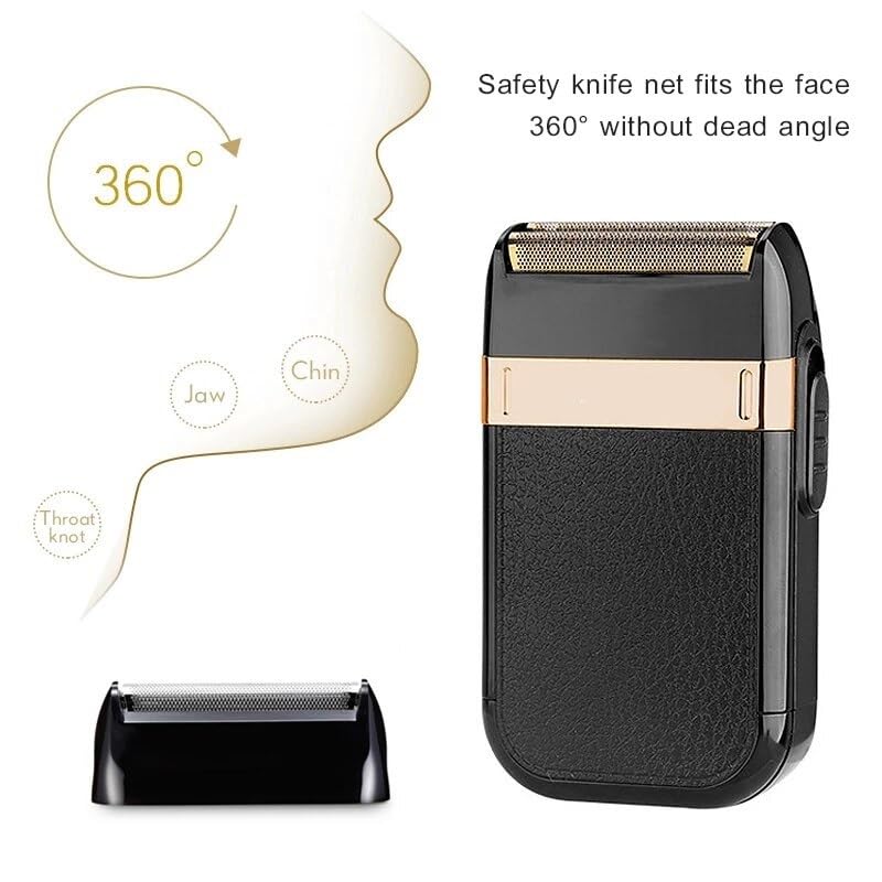 Kemei Rechargeable Electric Head Shaver for Bald Men - Powerful Cordless Razor for Smooth Bald Head & Beard Shaving | Perfect for Travel, Home & Gym Use