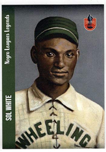 King Solomon White-Sol White Exclusive Negro League Legends Baseball Card - Wheeling Green Stockings - Perfect for Collectors, Sports Memorabilia Enthusiasts & Baseball History Fans