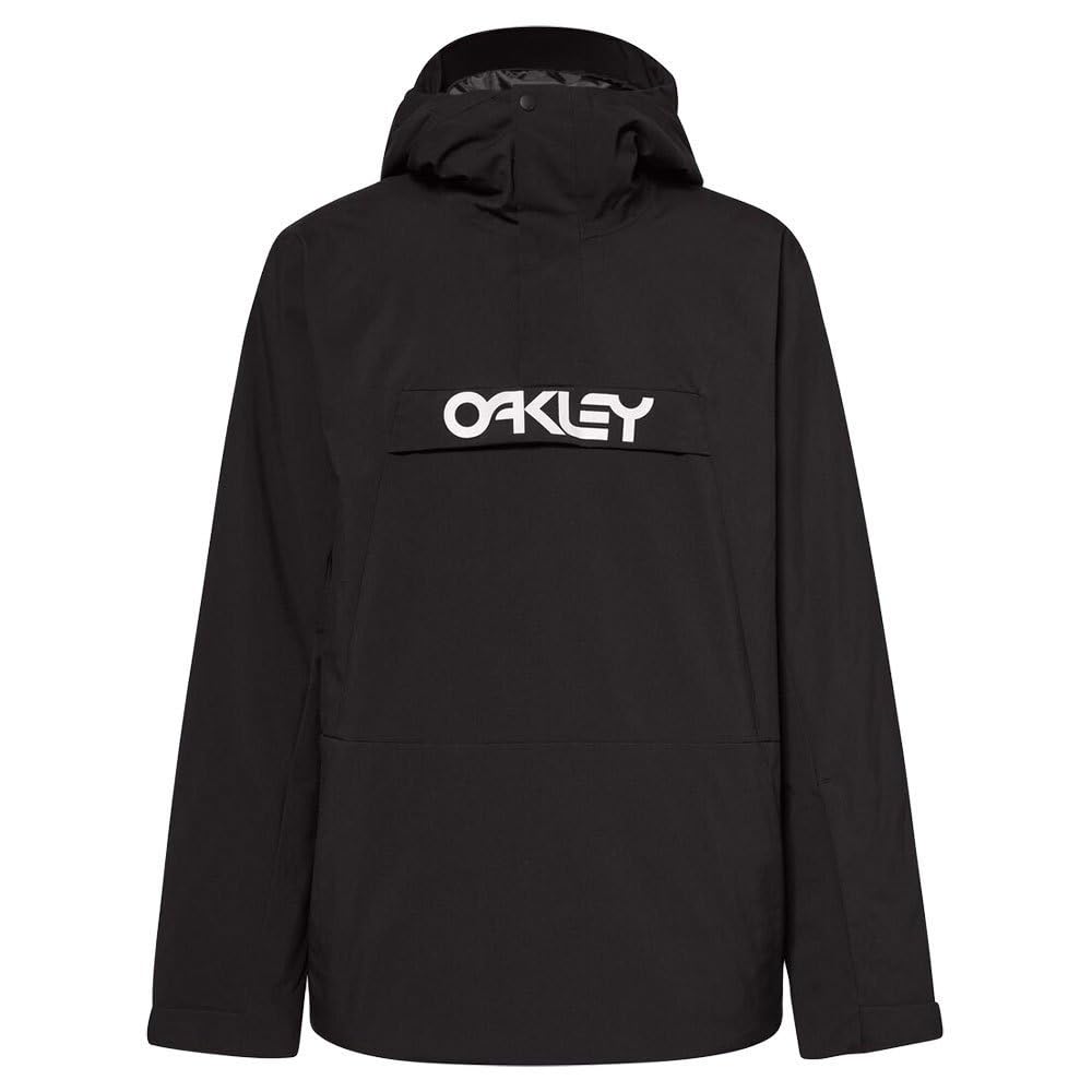 Oakley Men's Thermonuclear Protection TBT Insulated Anorak Jacket - Windproof Waterproof Winter Coat for Hiking, Skiing & Outdoor Activities (Blackout, Small)