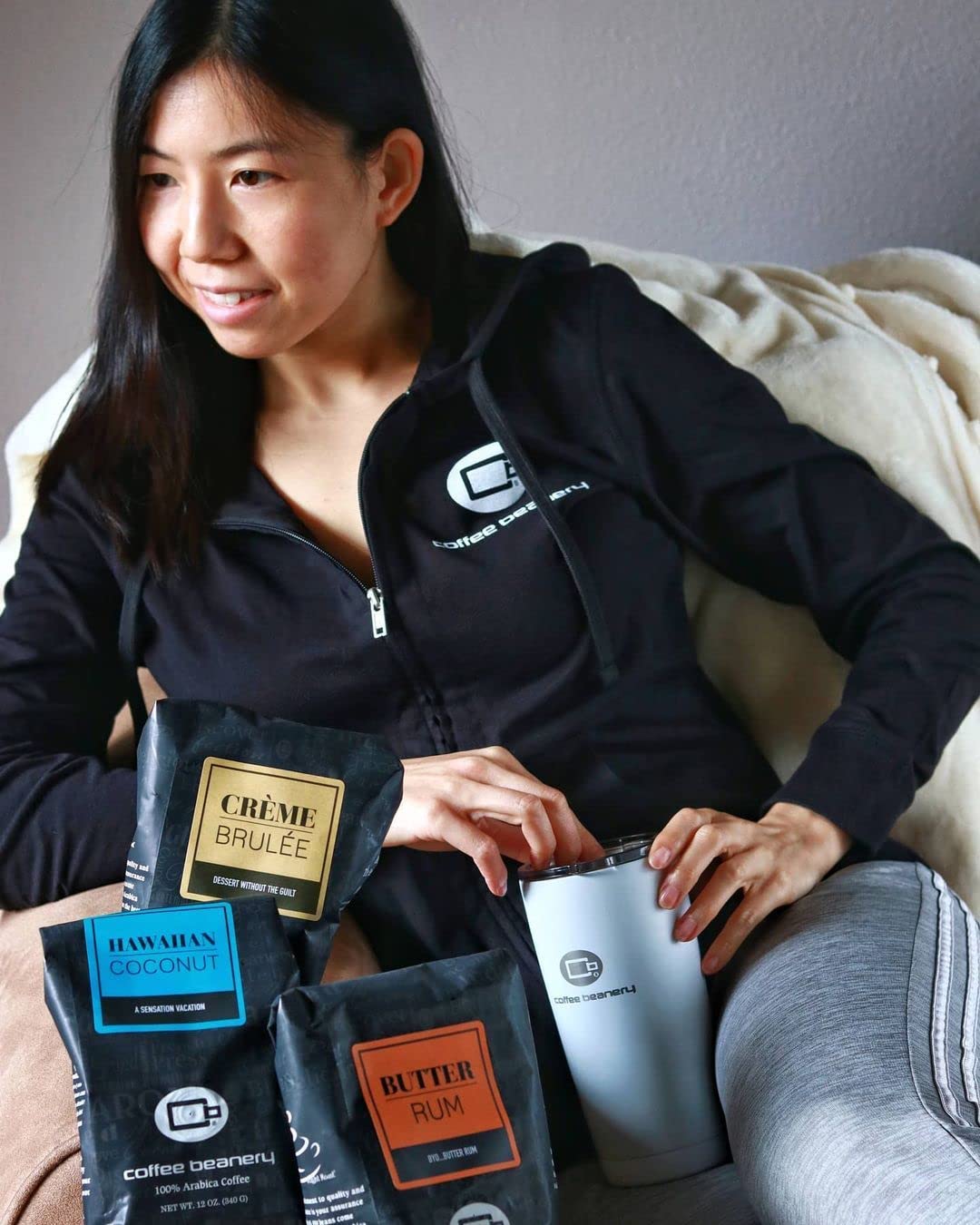 Premium Creme Brulee Flavored Arabica Coffee - Medium Roast Whole Bean, 12oz Bag - Perfect for Breakfast, Dessert & Gourmet Coffee Lovers