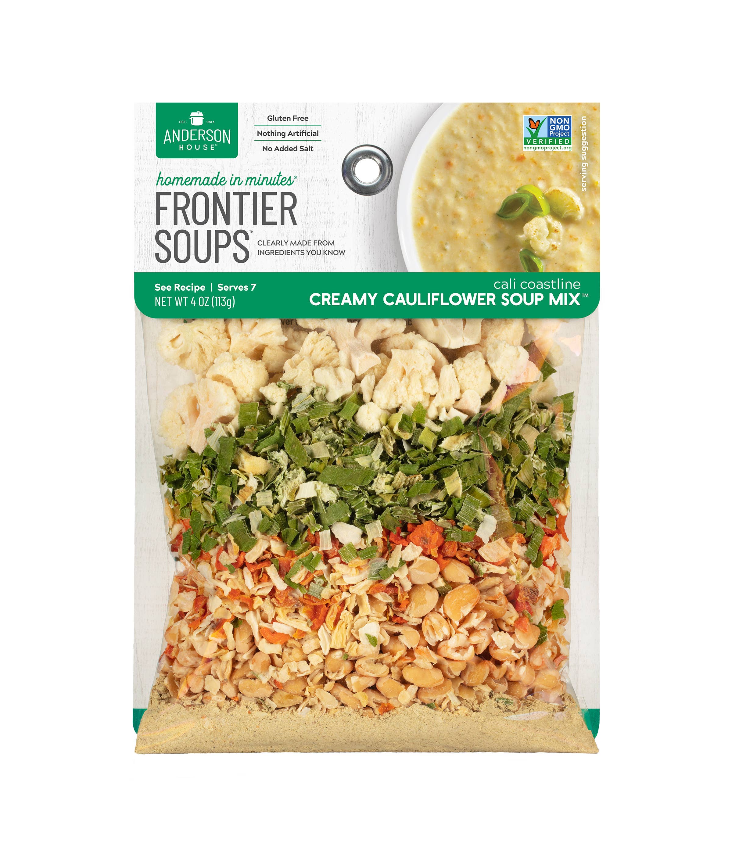 **Creamy Cauliflower Soup Mix – Gluten-Free & Vegan – Quick & Easy Homemade Soup – Perfect for Cozy Dinners & Healthy Meals**