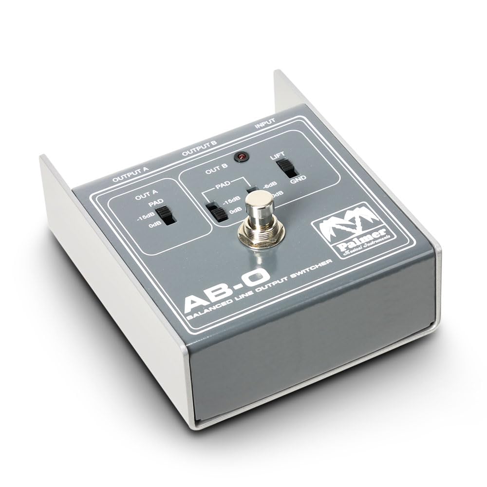 PEABO Balanced Line Output Switch in Grey - Professional Audio Signal Router for Home Studios & Live Performances