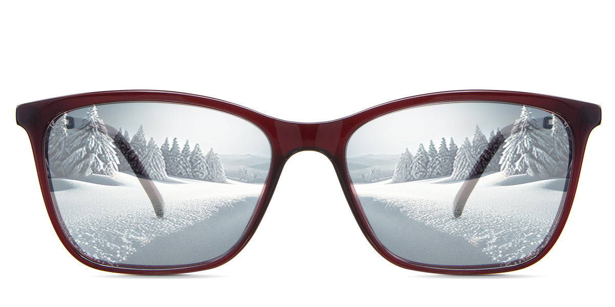 ELLE Women's Prescription Tinted Glasses - Stylish & UV Protection for Work, Driving & Outdoor Activities