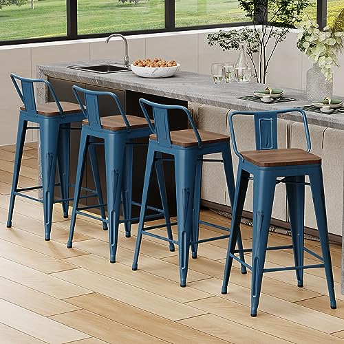 Distressed Navy Non Swivel