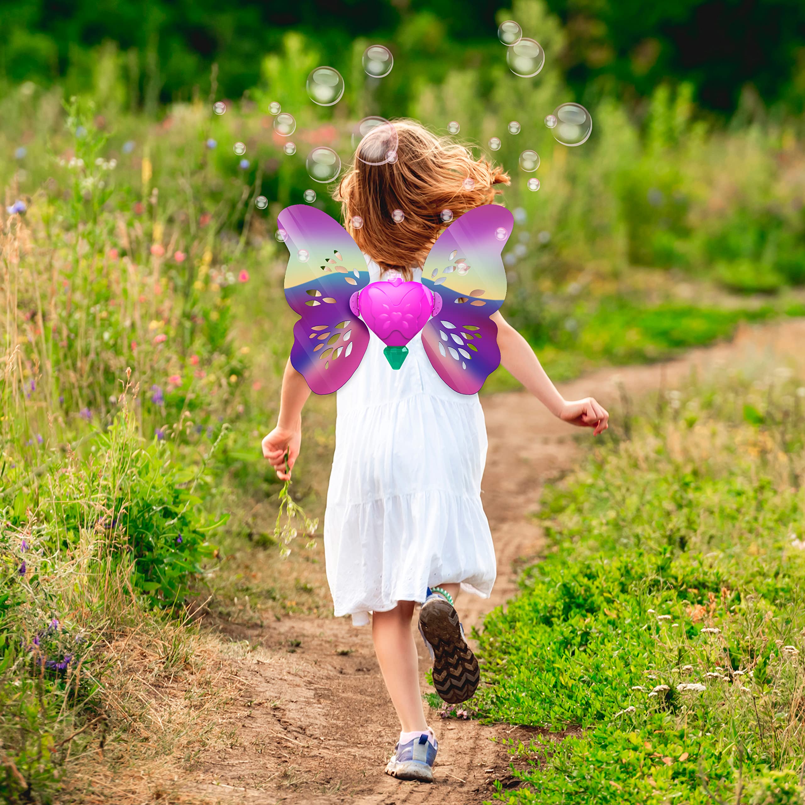 IMC TOYS Bubble Wings Fairy - Magical Bubble Maker for Kids 3+ | Outdoor Play