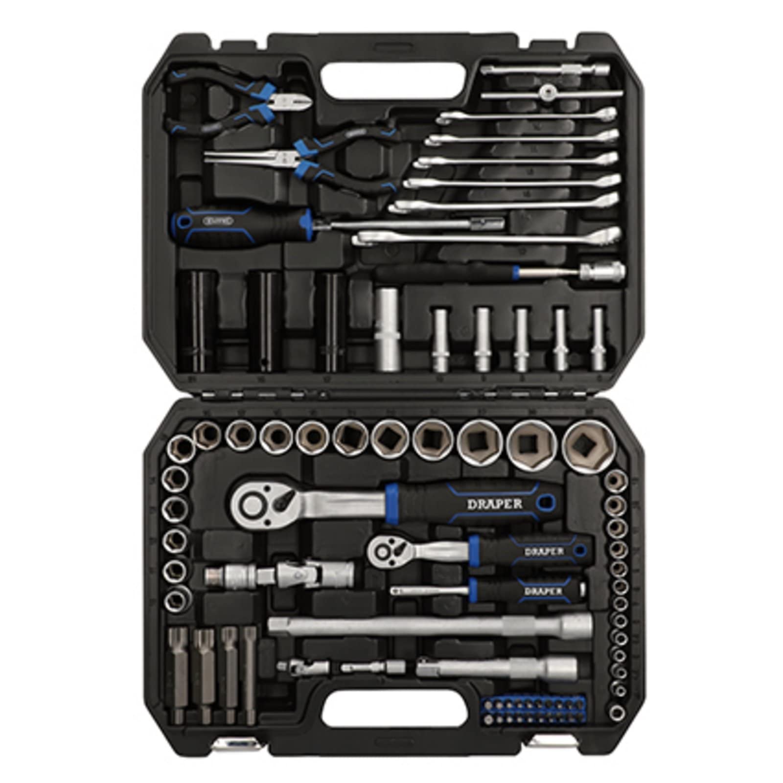 Draper 83 Piece HI-TORQ Socket Set - 21444 - Metric 1/4