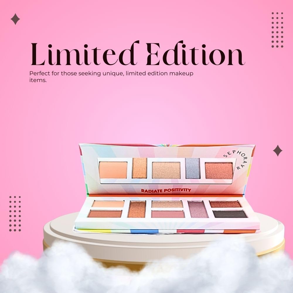 SEPHORA COLLECTION 8-Pan Eyeshadow Palette - Highly Pigmented, Long-Lasting Makeup for Day & Night Looks | Perfect for Professional Makeup Artists & Beauty Enthusiasts