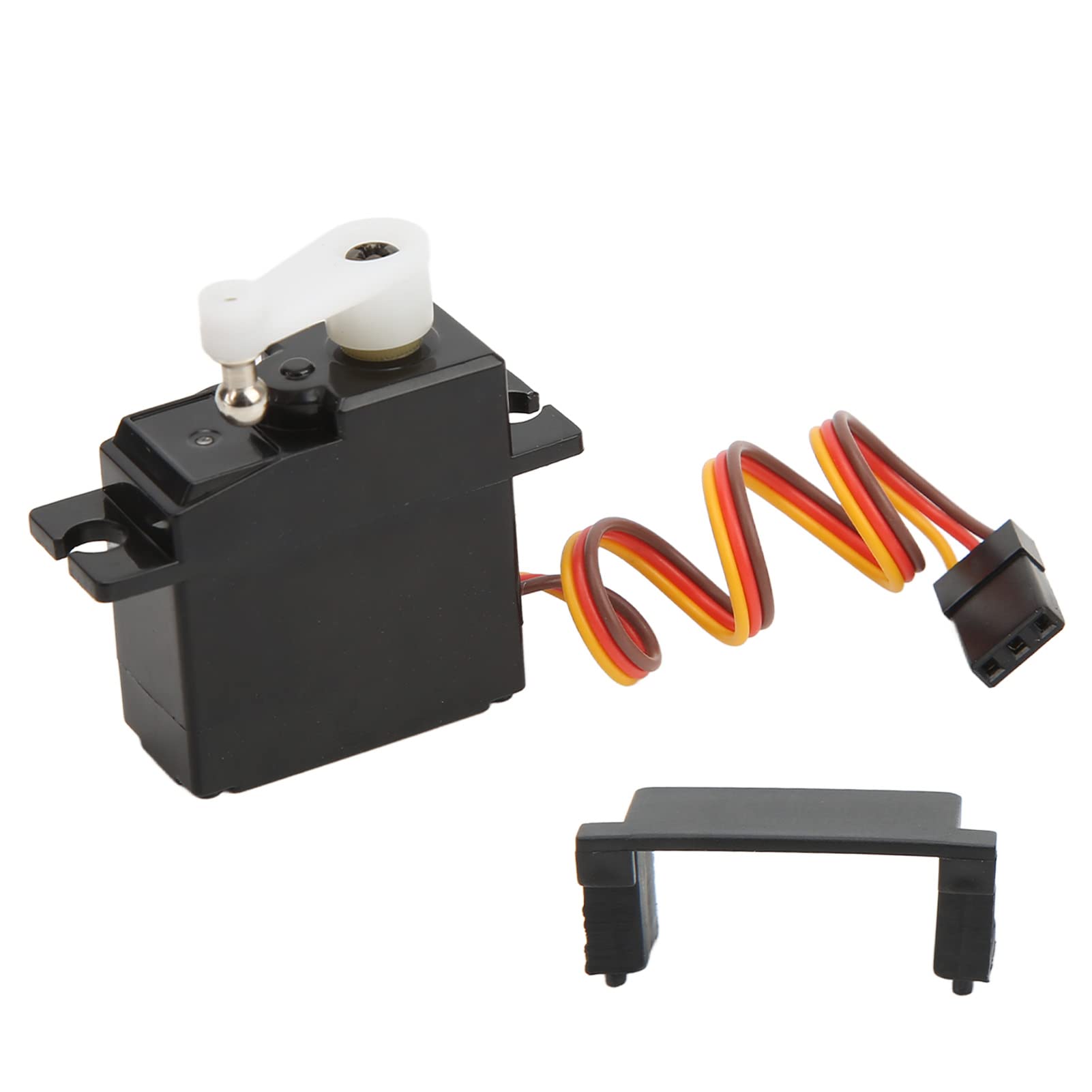 High-Performance SUNGOOYUE RC Car Digital Servo Set - Low Noise Sensitive Plastic Steering Gear with Arm Upgrade Kit for WLtoys 124016 124017 144010 1/14 Scale RC Cars - Perfect for Off-Road Racing & DIY RC Car Upgrades