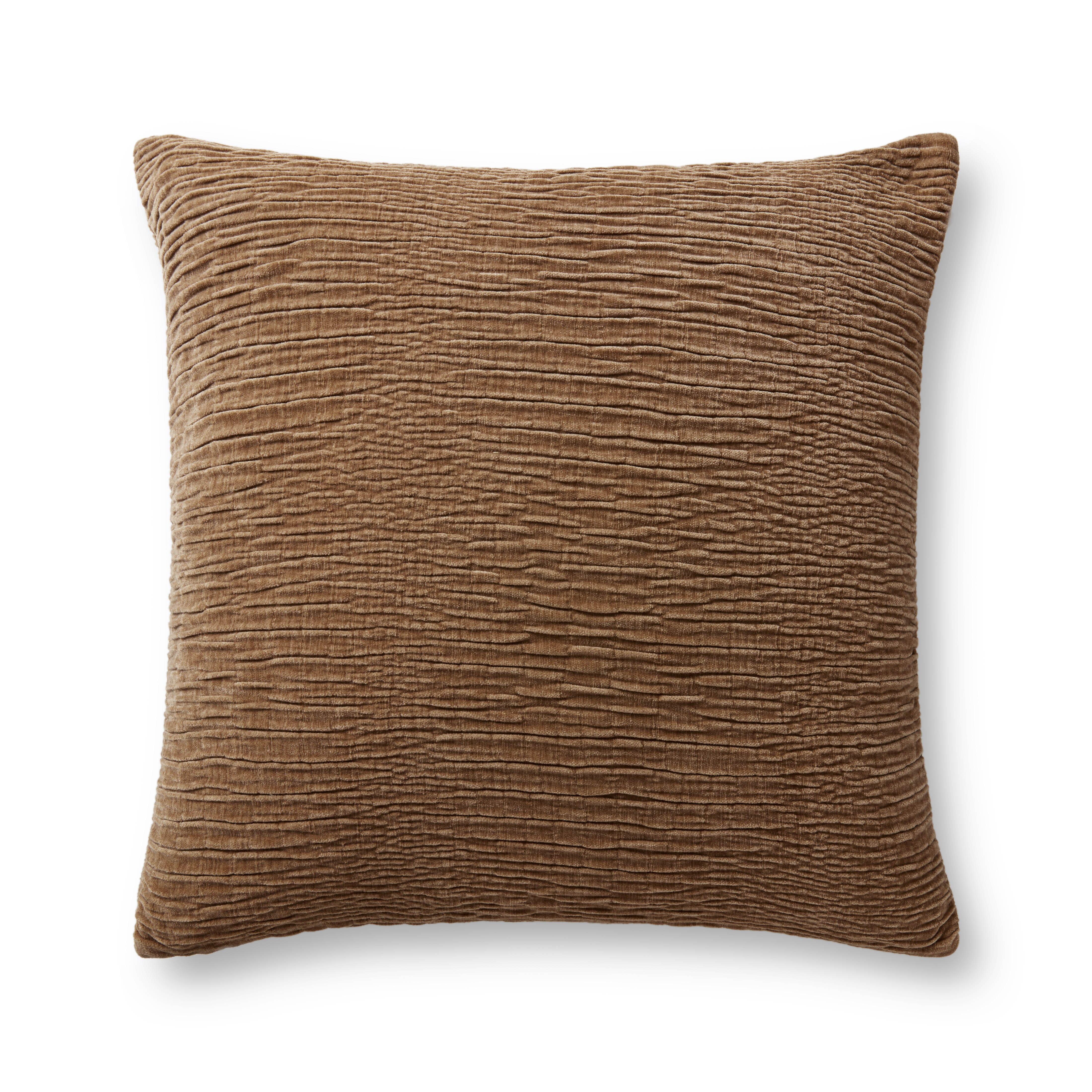 Loloi Decorative Throw Pillow Covers - Gold Luxury Accent Pillows for Sofa, Bed & Home Decor - Perfect for Living Room, Bedroom & Lounge Styling