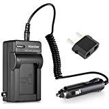 Kastar Universal Battery Charger with Foldable Wall Plug & Car Adapter - Compatible with Samsung IA BP210E, BP420E, HMX F80/F90/F91, H200/H203/H204/H205/H220/H300 Cameras - Perfect for Travel, Vlogging & Outdoor Photography