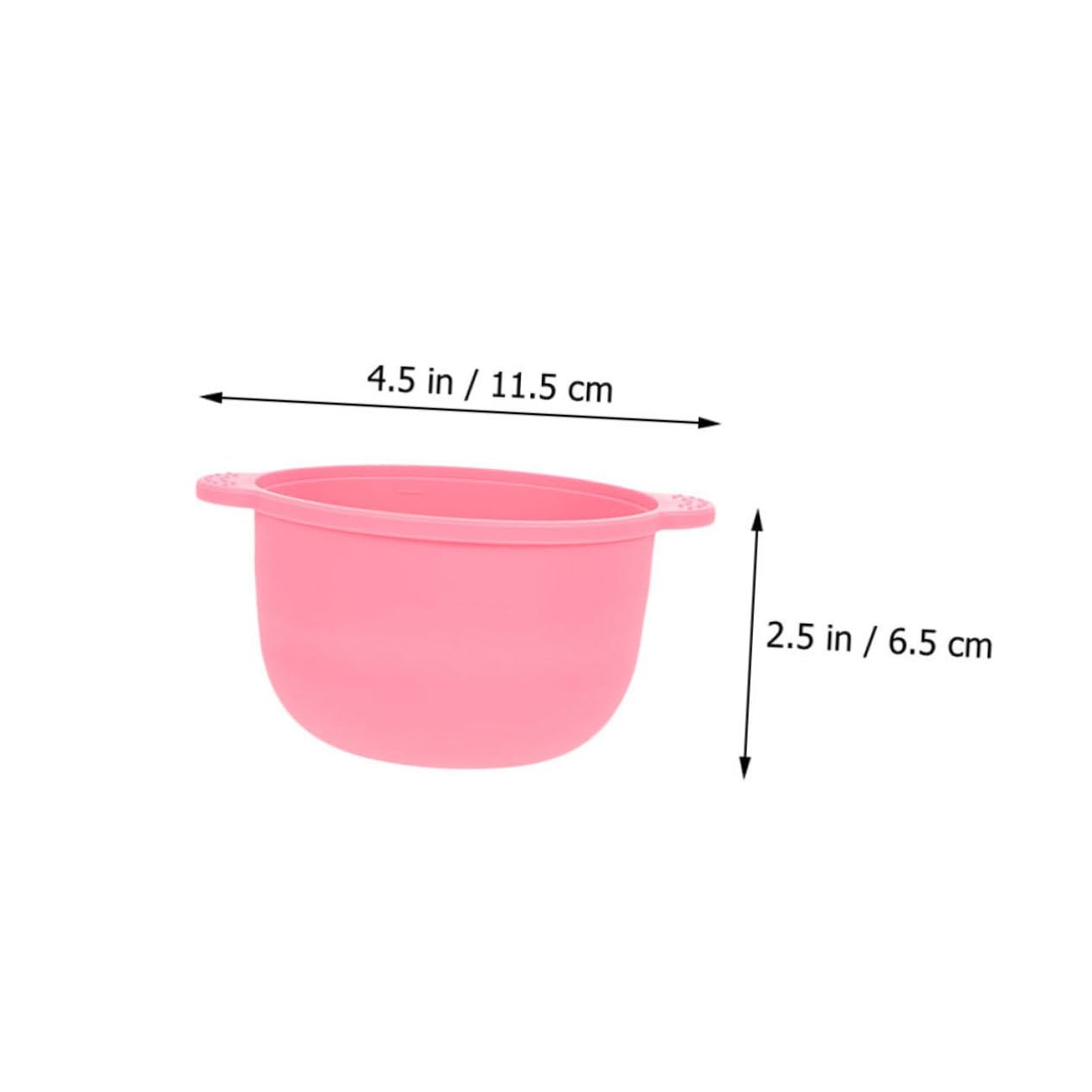 FOMIYES 4pcs Silicone Wax Warmer Bowl Set - Foldable Depilatory Wax Melting Pot for Hair Removal, Reusable Waxing Supplies for Eyebrows, Legs & Bikini Line - Perfect for Home Salon & Professional Use