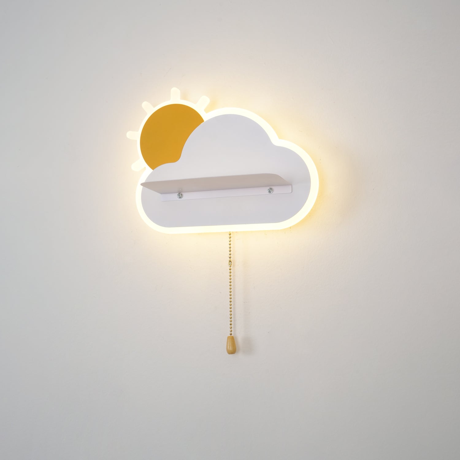 Dreamier Cloud Wall Lamp - Modern LED Night Light for Kids Room, Nursery & Bedroom - Soft Glow Wall Sconce for Relaxing Ambiance & Sleep Aid