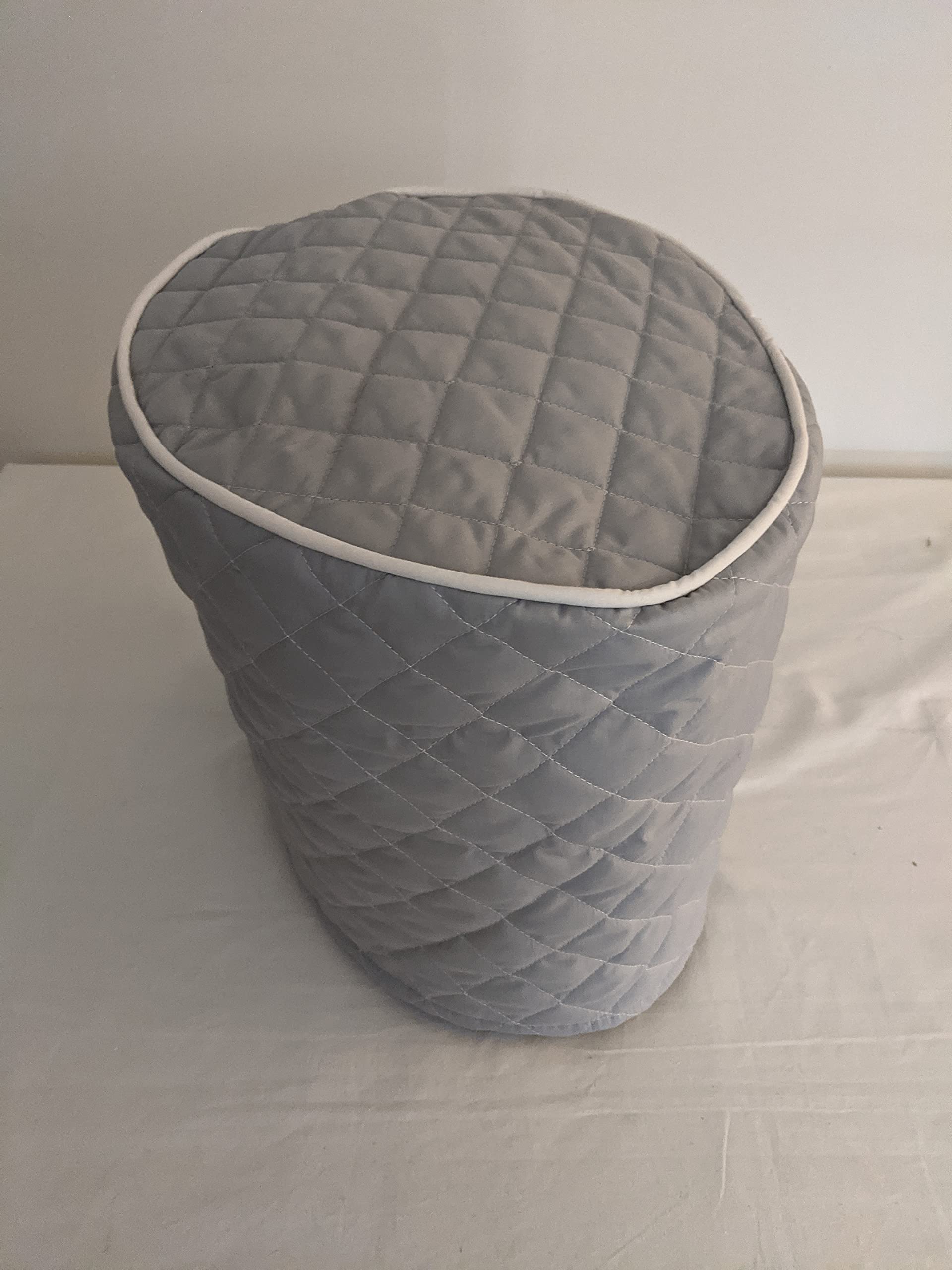 Quilted Instant Pot Pressure Cooker Cover 6Qt - Ash Gray, Compatible with 6 Quart Models | Perfect for Kitchen Storage & Countertop Protection