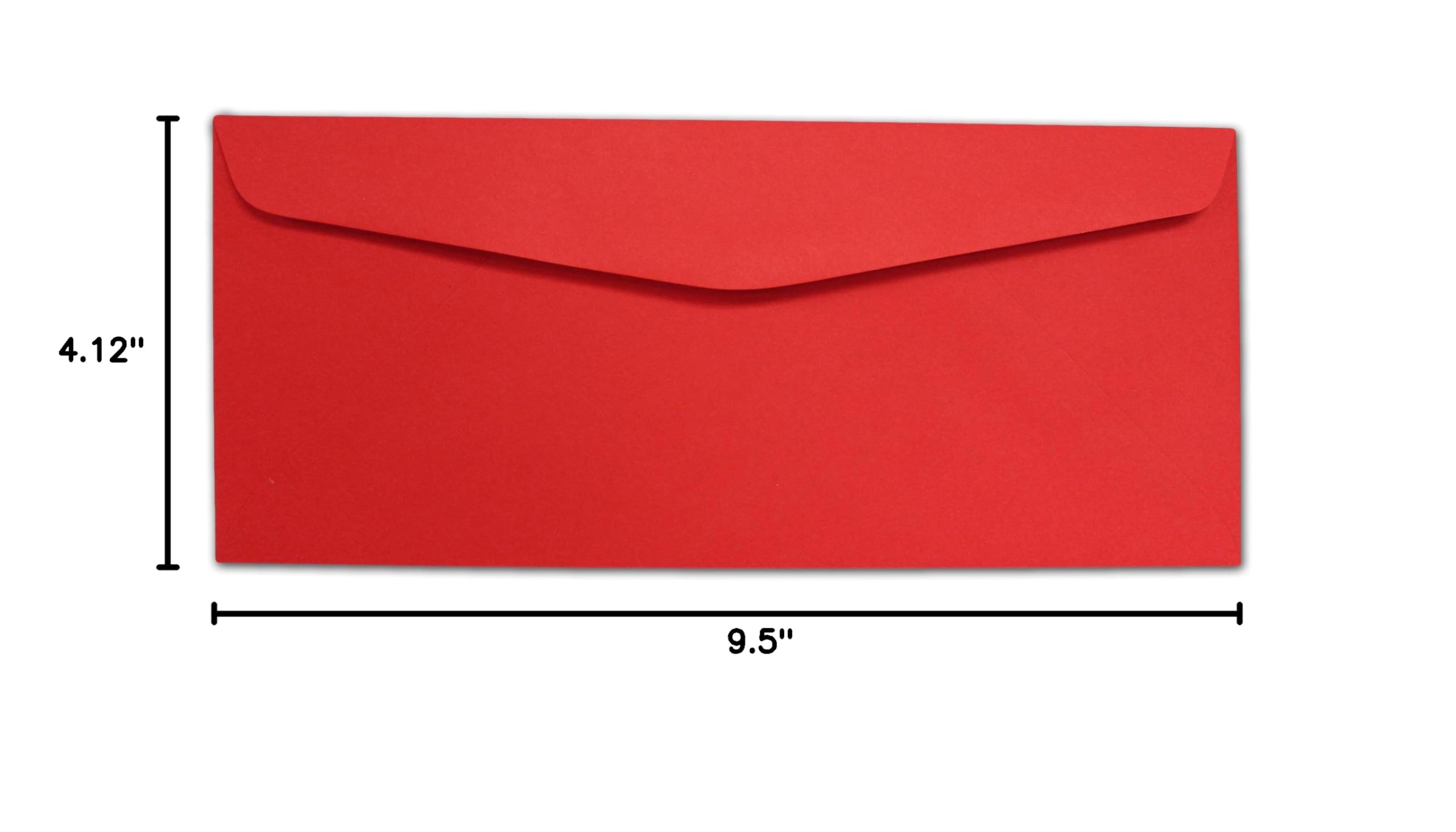 Red #10 Envelopes - 100 Pack - Premium Quality Business Envelopes for Mailing, Bills & Letters | Desktop Publishing Supplies™ | Perfect for Office, Home & Mailing Services
