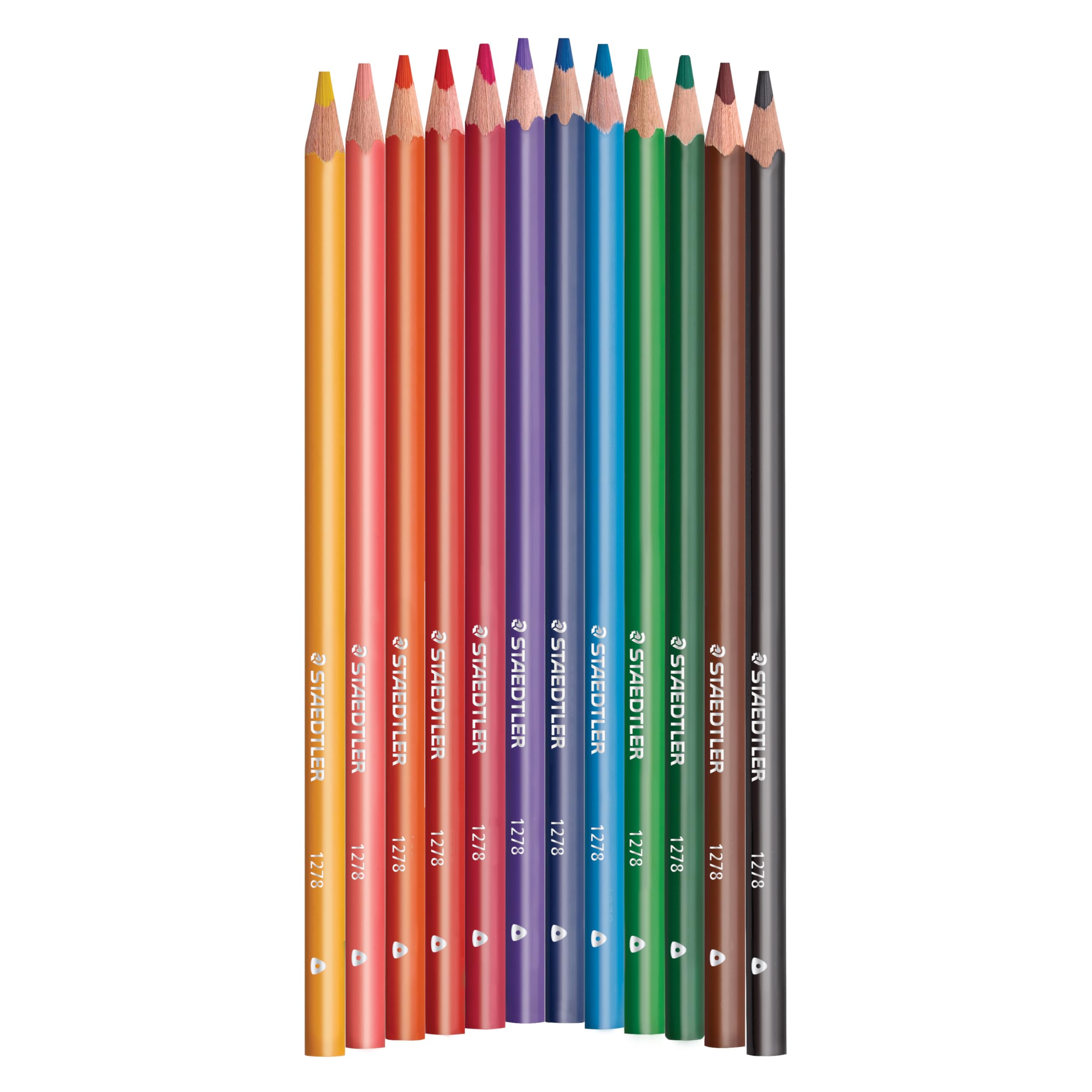 STAEDTLER Triangular Colored Pencils Set of 24 - Premium Artist Drawing Pencils for Kids & Adults - Perfect for Sketching, Coloring Books & Art Projects