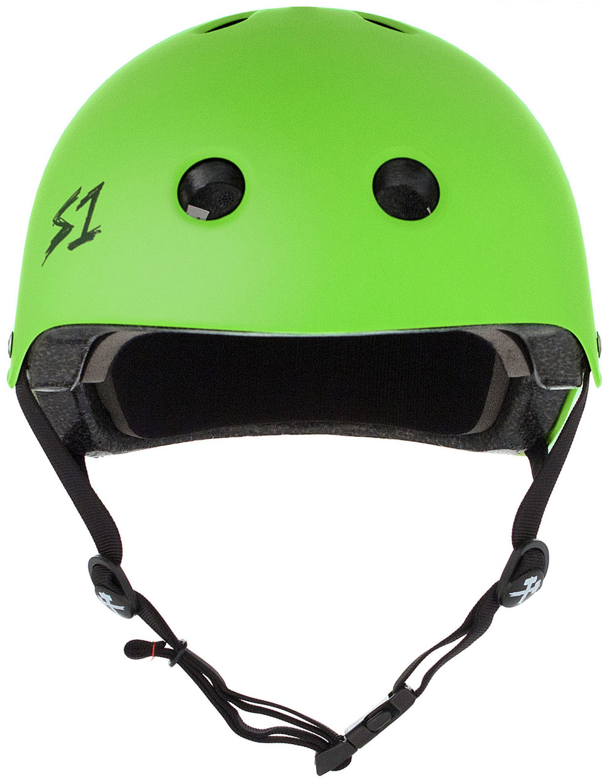 S1 Lifer Helmet - Bright Green Matte Finish | Lightweight & Durable Bike & Skateboard Helmet for Adults & Youth | Perfect for Cycling, Skateboarding & Outdoor Sports
