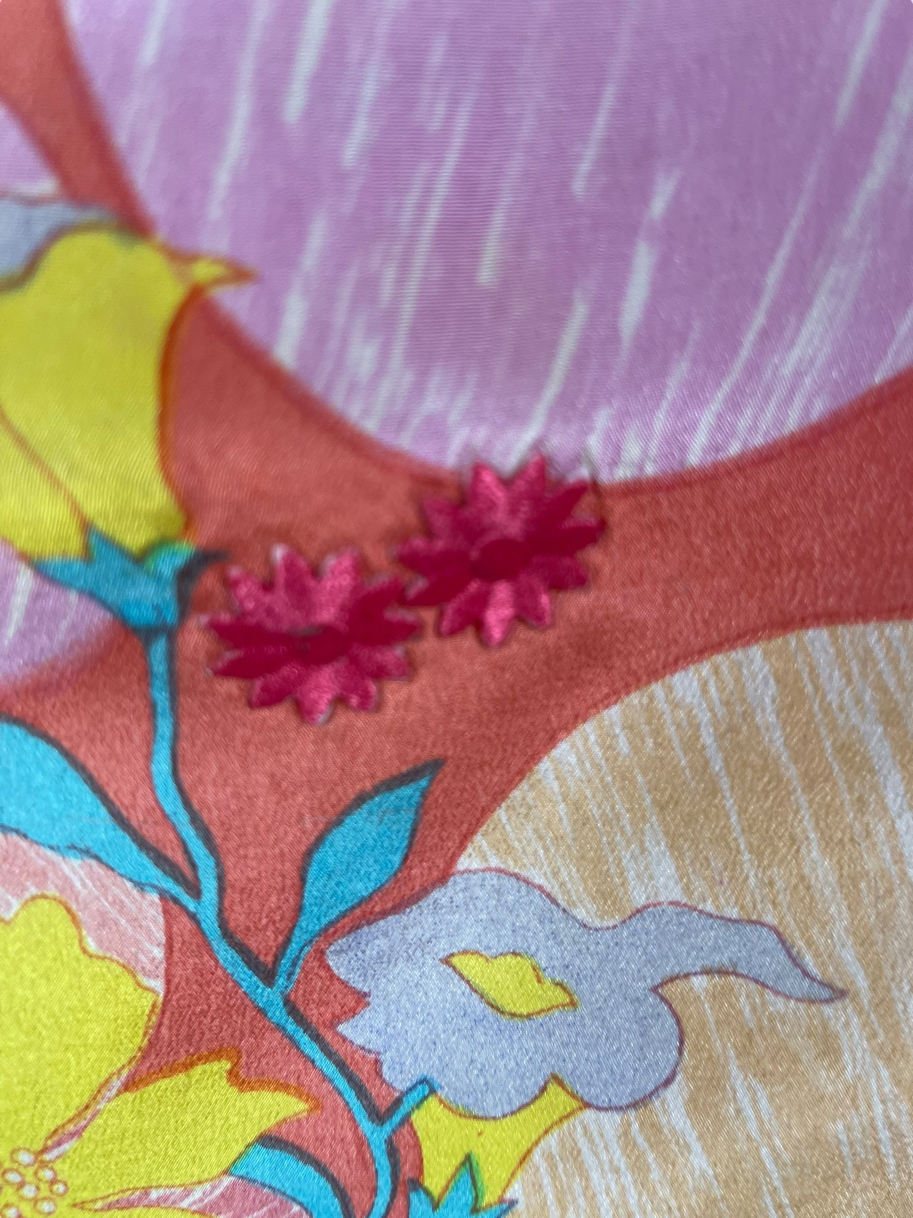 PRC7157 Women's Pure Silk Short Kaftan Tunic - Breathable Summer Cover Up for Beach, Pool & Vacation Wear - Available from June 29th