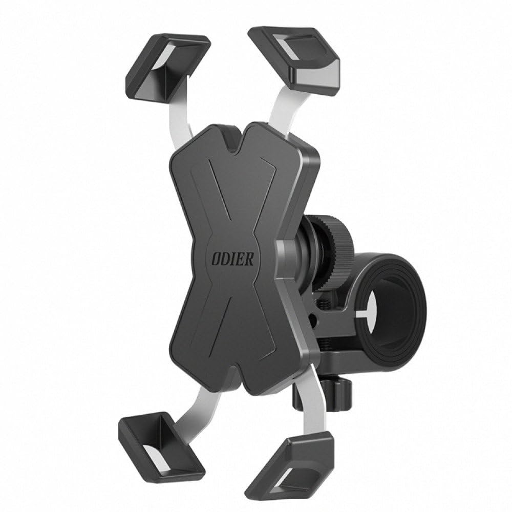 Bike Phone Holder & Motorcycle Phone Mount - Universal Handlebar Cell Phone Clamp for Smartphones | Perfect for Cycling, Scooter Rides & Outdoor Adventures