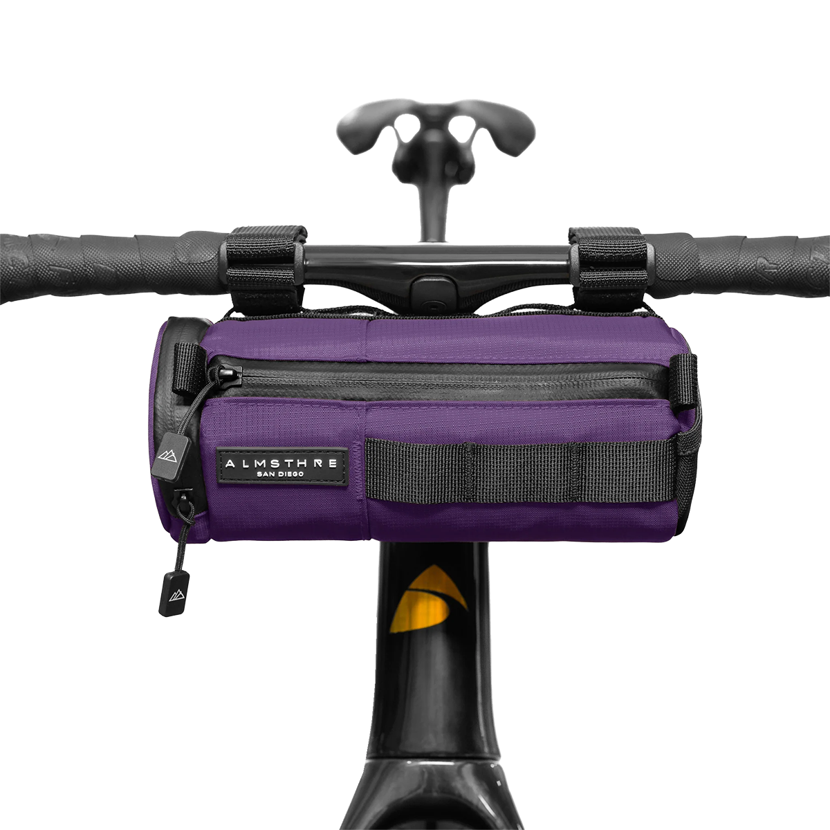 Almsthre Compact Bar Bag - Lightweight & Waterproof Cycling Handlebar Bag for Bikes - Perfect for Commuting, Road Trips & Outdoor Adventures