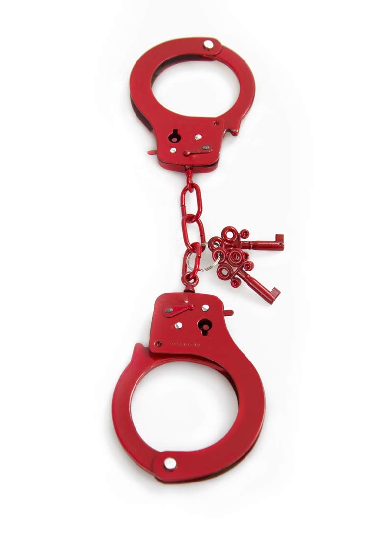 Fetish Fantasy Designer Handcuffs - Red Bondage Cuffs for Couples, BDSM, Role Play & Sensual Exploration