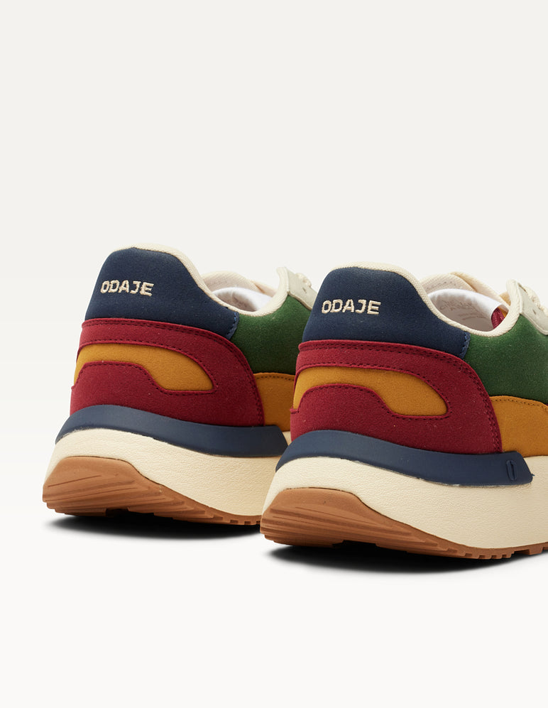 Odaje Anael Navy Ecru Sneakers - Comfortable Casual Shoes for Women | Perfect for Walking, Running & Everyday Wear