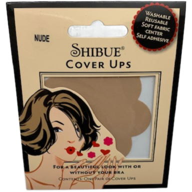 SHIBUE Petal Cover Ups - Mocha & Nude Bra Covers (1 Pair/Pack) | Seamless Nipple Concealers for Dresses, Swimsuits & Sheer Tops | Comfortable & Reusable Fashion Accessories
