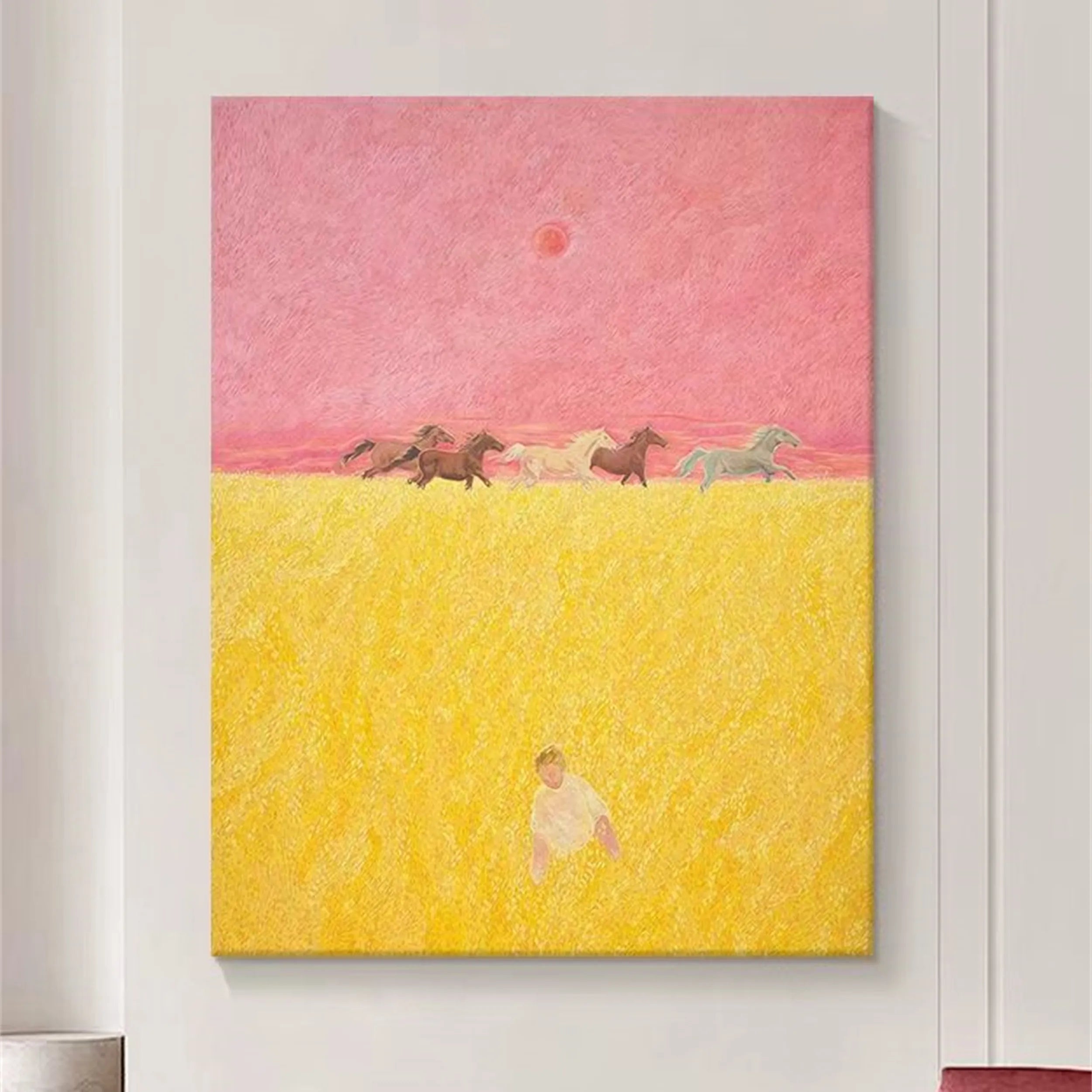 Animal Art Painting #AP026 - Handmade Wildlife Canvas Art for Home & Office Decor | Perfect for Living Room, Bedroom, or Gift