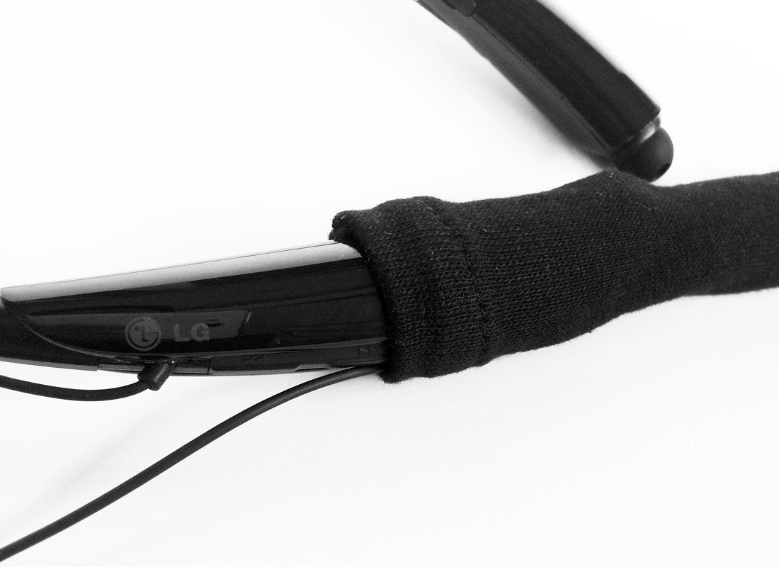 Soft Cover Compatible for LG HV-800 BHS-930 HV-900 HBS-800S EGRD G-Cord Neckband Bluetooth Headphone Headset - Replacement Case for Wireless Earbuds - Perfect for Workouts, Commuting & Travel