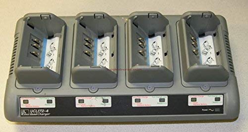 Renewed Zebra UCLI72-4 RW220 RW420 Quad Battery Charger for QL & RW Series Printers | Fast Charging for Warehouse, Retail & Logistics Operations