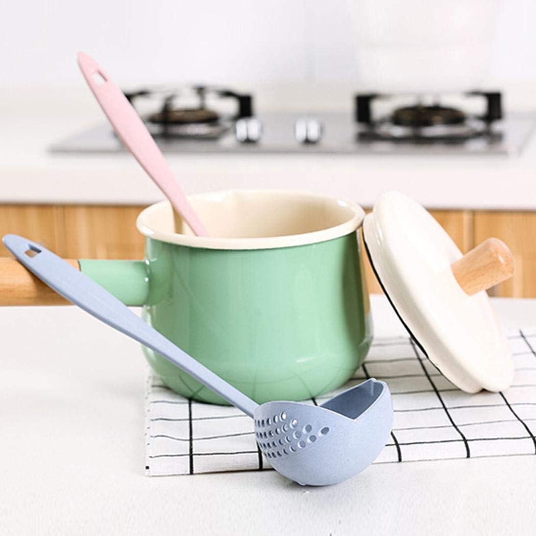 Flowop 2-in-1 Soup Ladle with Built-in Colander - Stainless Steel Kitchen Utensil for Serving Soups, Stews, and Pasta - Perfect for Home Cooking, Restaurants, and Catering Events