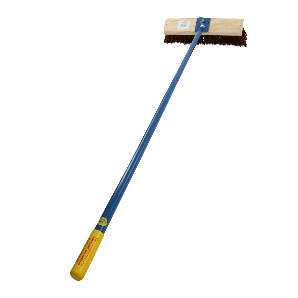 King of Spades Heavy Duty Broom with Durable Polypropylene Bristles - Ideal for Shop, Garage, Home, and Outdoor Cleaning