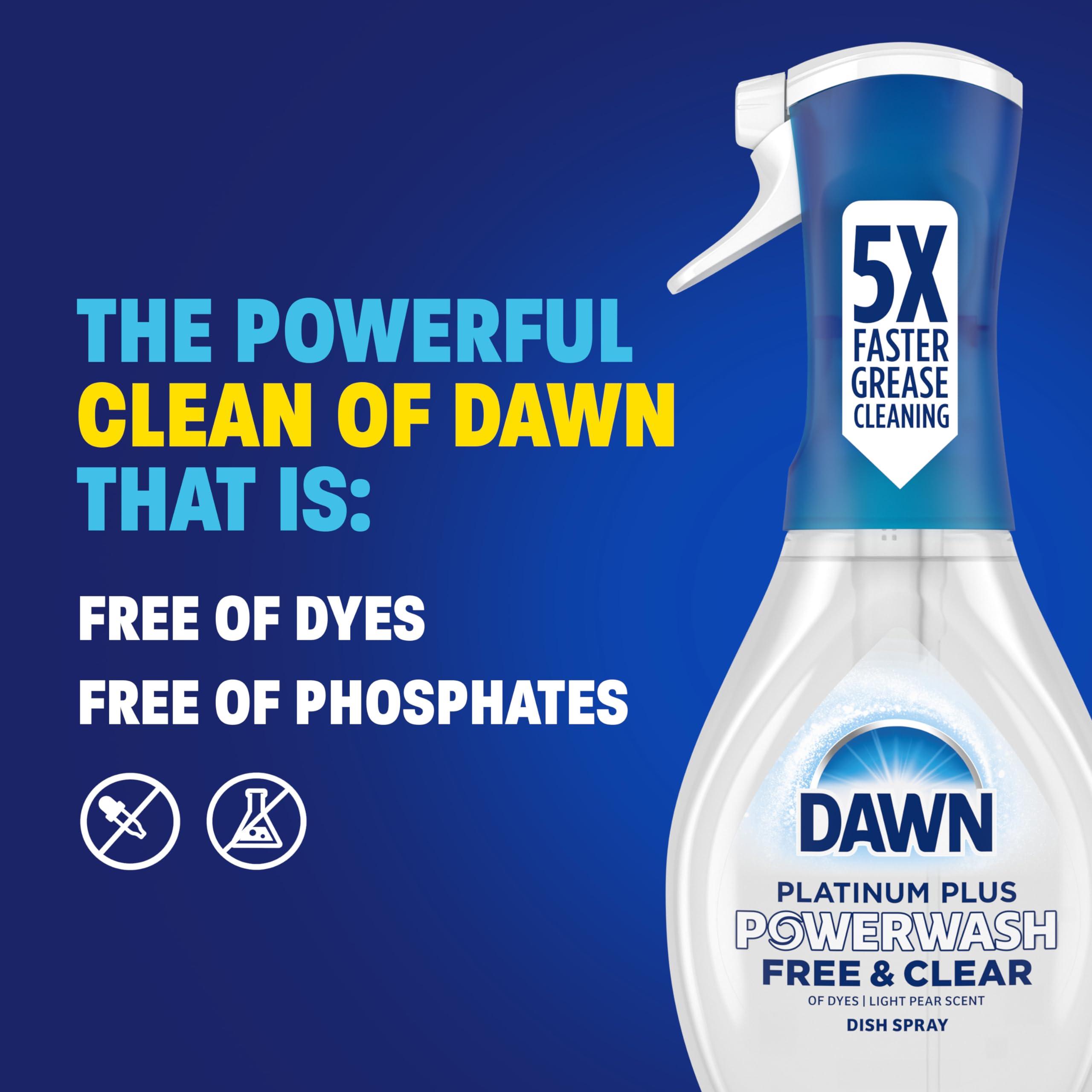 Dawn Powerwash Dish Soap Starter Kit - Free & Clear 16oz for Easy Cleaning