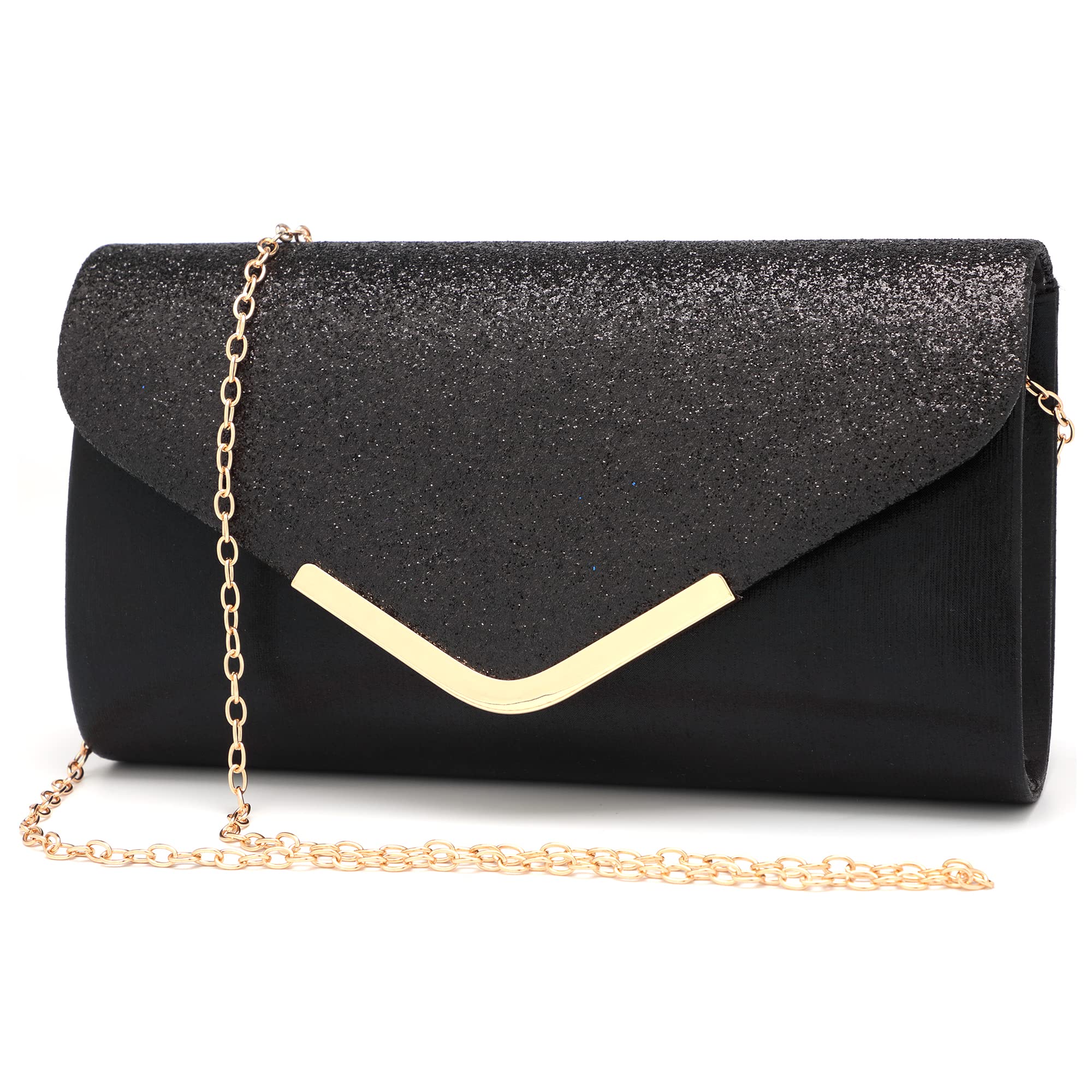 Elegant Women's Evening Clutch Purse - Wedding, Prom, Party Handbag with Shoulder Strap | Perfect for Bridal Events, Formal Occasions & Night Out