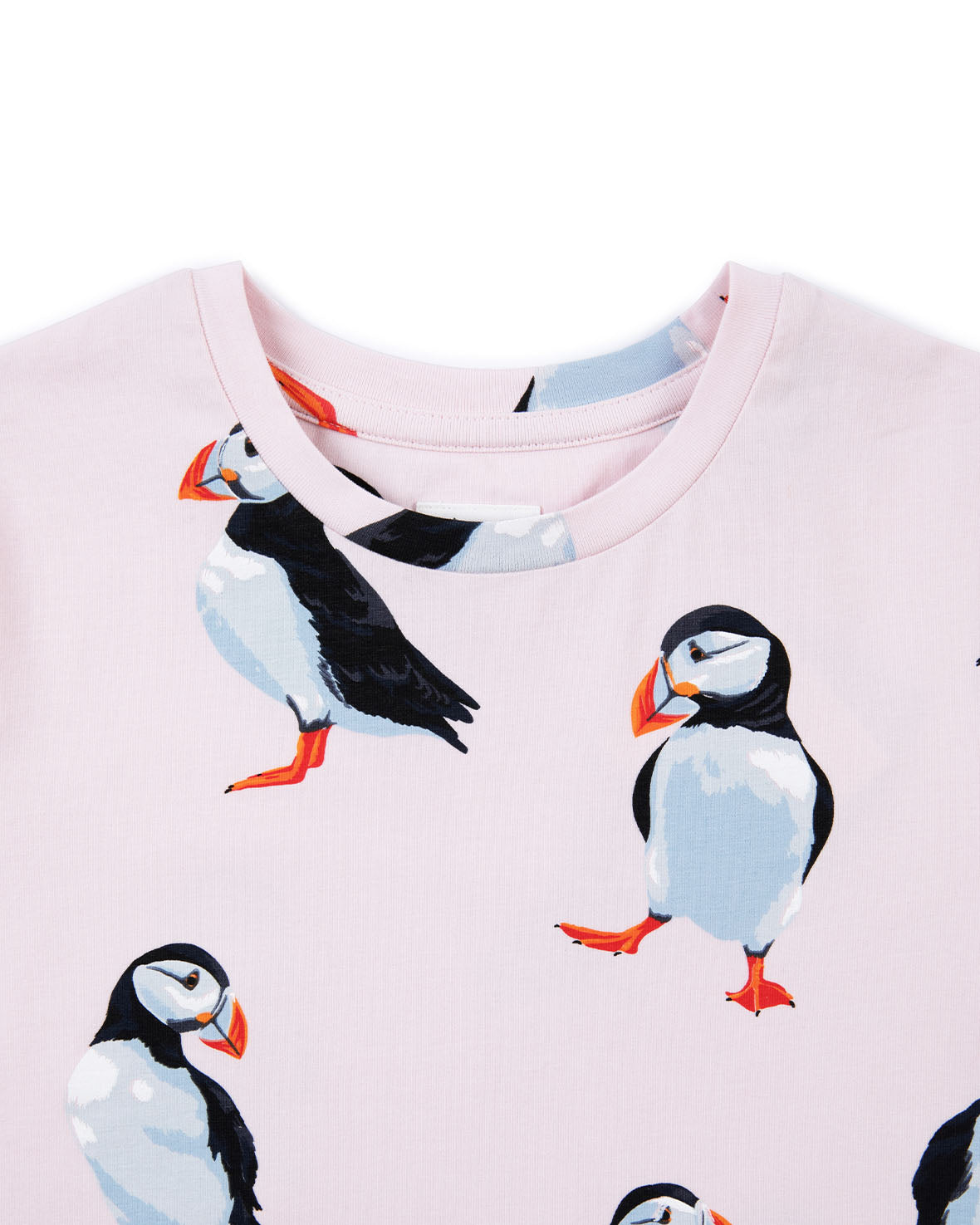 Organic Cotton Kids Pajama Set with Cute Puffin Print - Soft & Comfortable Sleepwear for Boys & Girls - Perfect for Bedtime, Lounging & Sleepovers