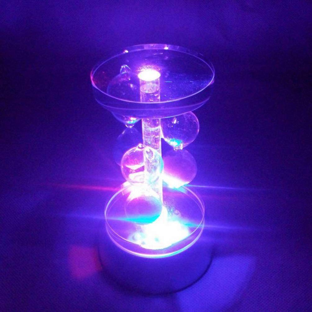 Uonlytech 2-Pack Crystal LED Display Stand with Round Base Light - 4 Brightness Levels for Glass Art, Gemstones & Decorative Displays | Perfect for Home Decor, Gift Shops & Museum Exhibits