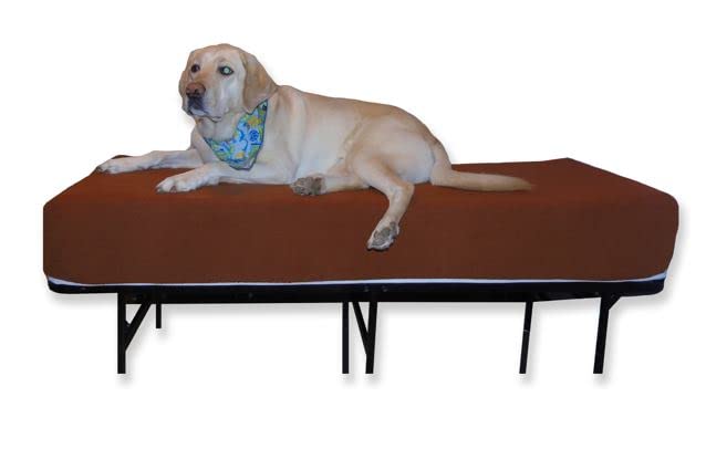 Customizable Elevated Foam Dog Bed Mattress Extender for Full Beds - 6