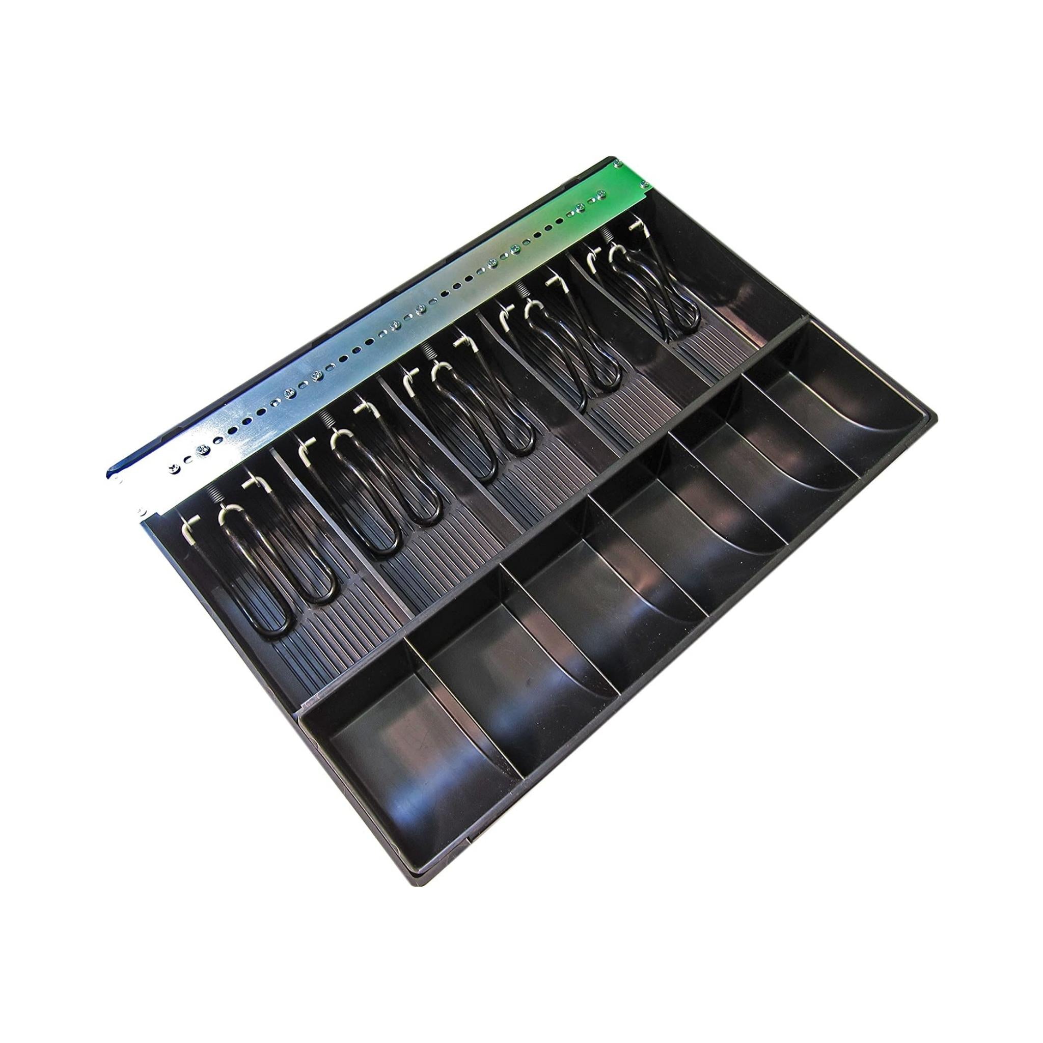 APG Dual Media Slot MultiPro Universal Cash Drawer for POS Systems - Ideal for Retail Stores, Restaurants, and Business Checkout Counters