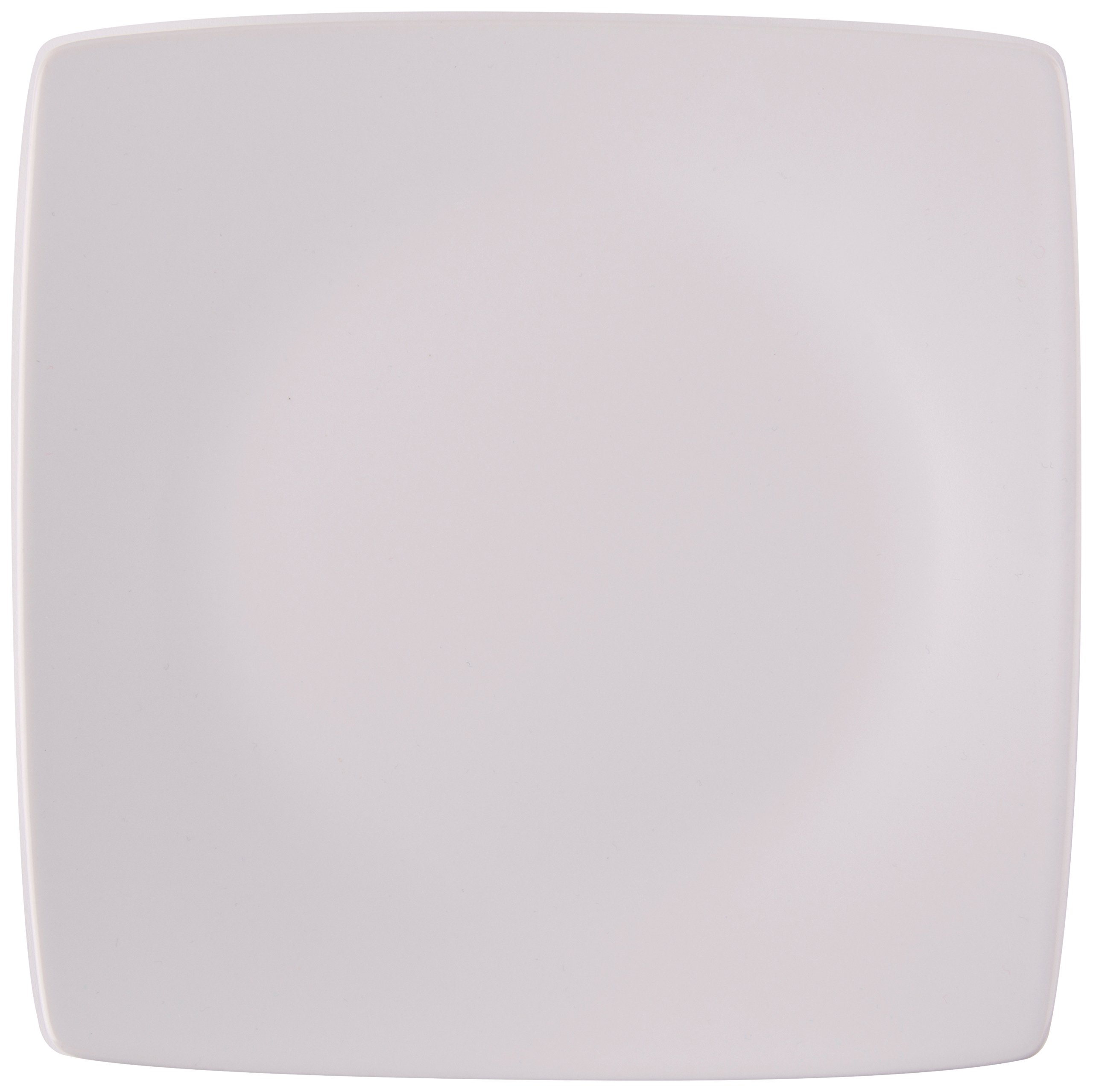 Premium White Ceramic Dinner Plates - 10.5 Inch Round Porcelain Plates for Restaurants, Home Dining & Party Serving - Set of 4 (Bianco Collection)