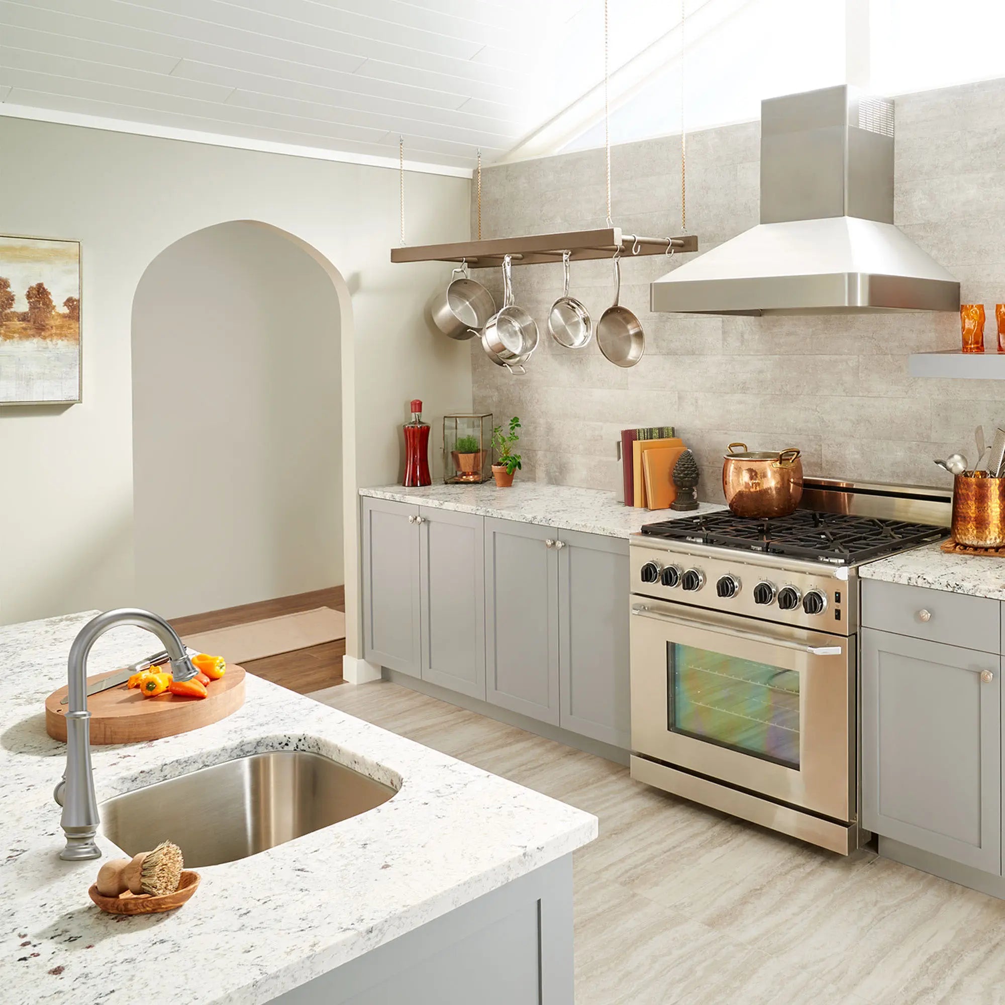 Delancey® Single Handle Pull Down Kitchen Faucet with Dual Spray Function - 1.5 GPM/5.7 LPM - Perfect for Modern Homes & Restaurant-Style Sinks