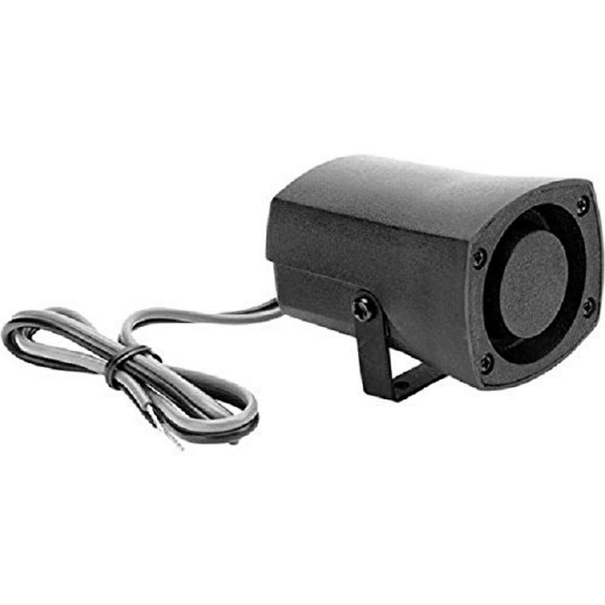 Install Essentials 513T Mini Piezo Siren Alarm - 12V DC High-Pitched Security Alarm for Home, Car, and DIY Projects - Perfect for Burglar Alarms, Vehicle Security, and Emergency Alert Systems