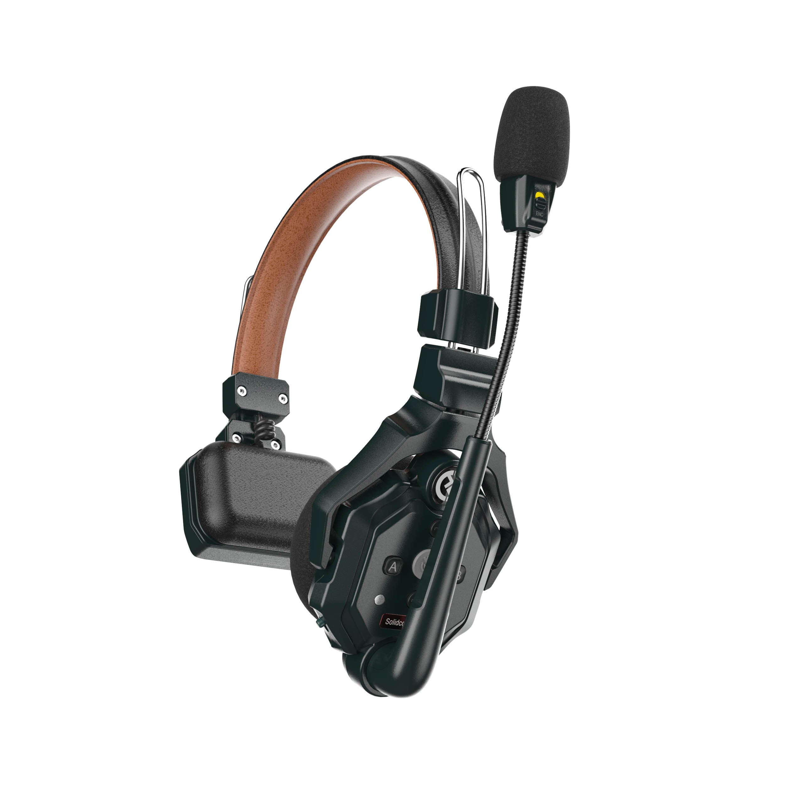 Solidcom C1 Pro 4S Wireless Intercom System with 4 ENC Noise Cancelling Headsets - Long Range Communication for Construction, Events & Team Coordination