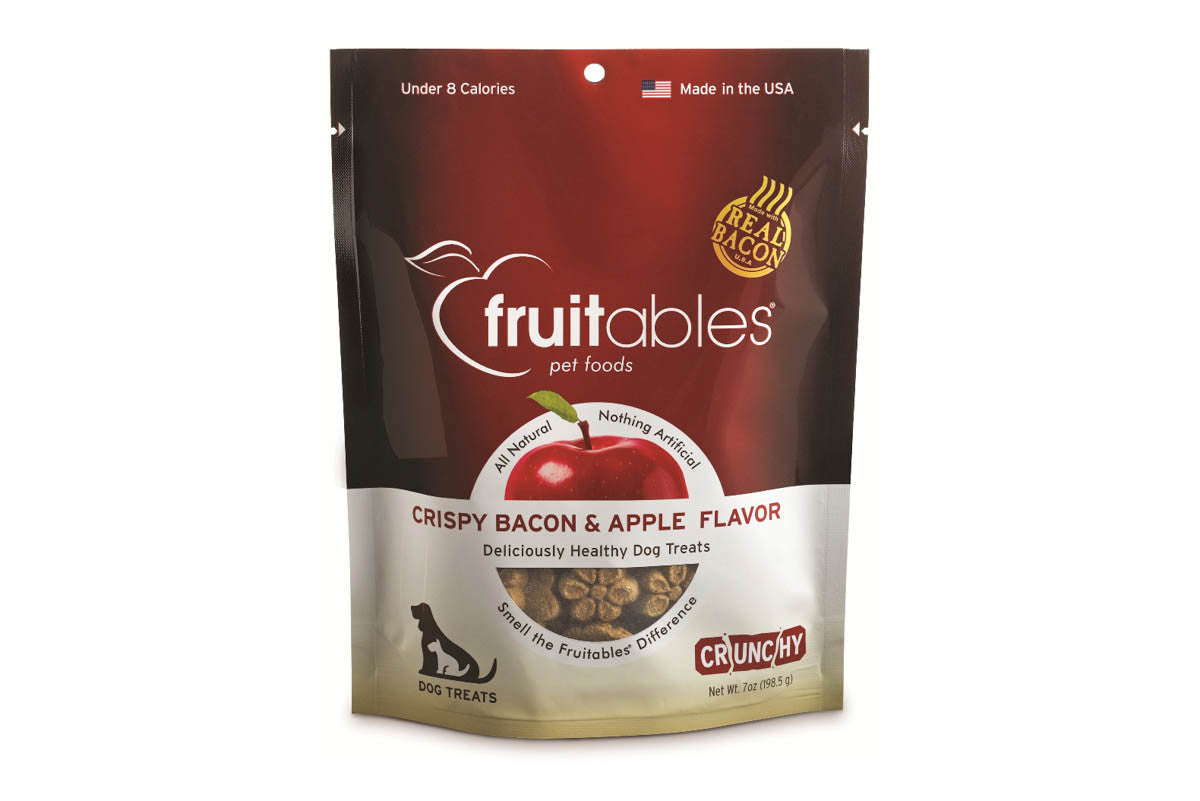Healthy Crispy Bacon & Apple Dog Treats - All-Natural, Grain-Free Snacks for Training & Rewarding Your Pet - Perfect for Small, Medium & Large Breeds