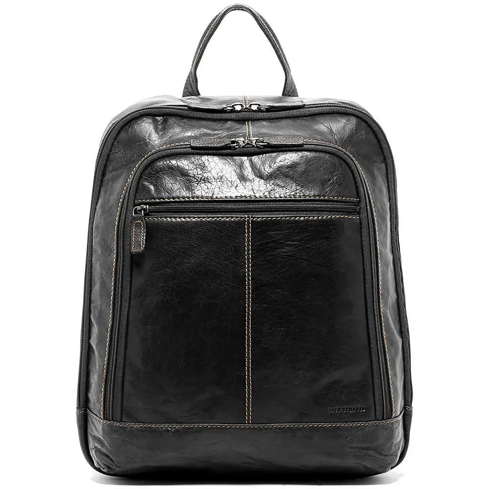 Jack Georges Voyager Professional Laptop Backpack for Men & Women - Durable Water-Resistant Travel & Business Backpack with USB Charging Port - Perfect for Work, Commute & Outdoor Adventures