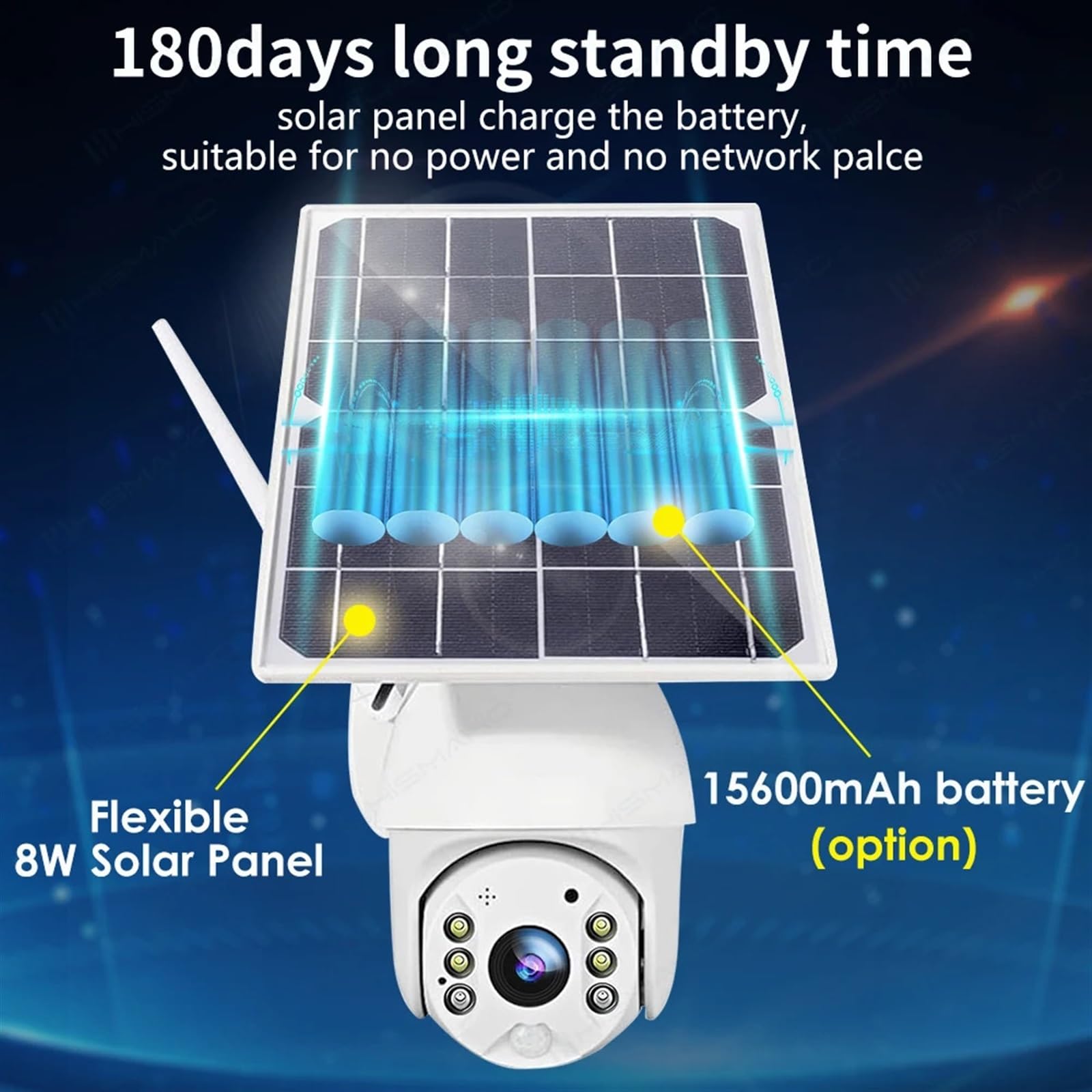 4G Solar Security Camera Outdoor Wireless, 1080P HD Rechargeable Battery CCTV PTZ Camera with Night Vision - Weatherproof Home Surveillance System for House, Yard & Business (4G LTE Version) | Ideal for Remote Monitoring, Property Protection & Smart Home Security