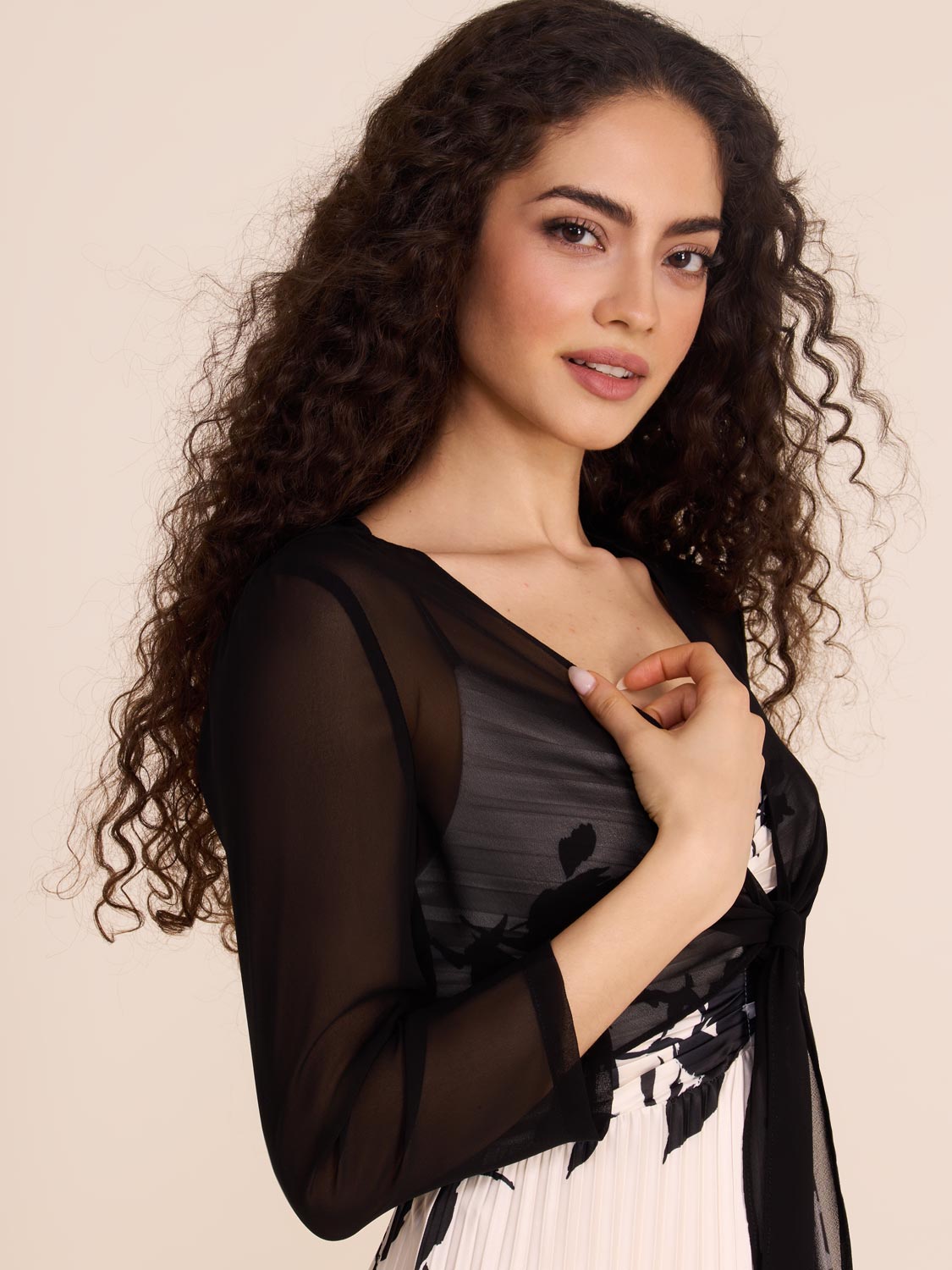 Elegant Chiffon Bolero Shrug - Women's Lightweight Cover-Up for Weddings, Parties & Evening Events