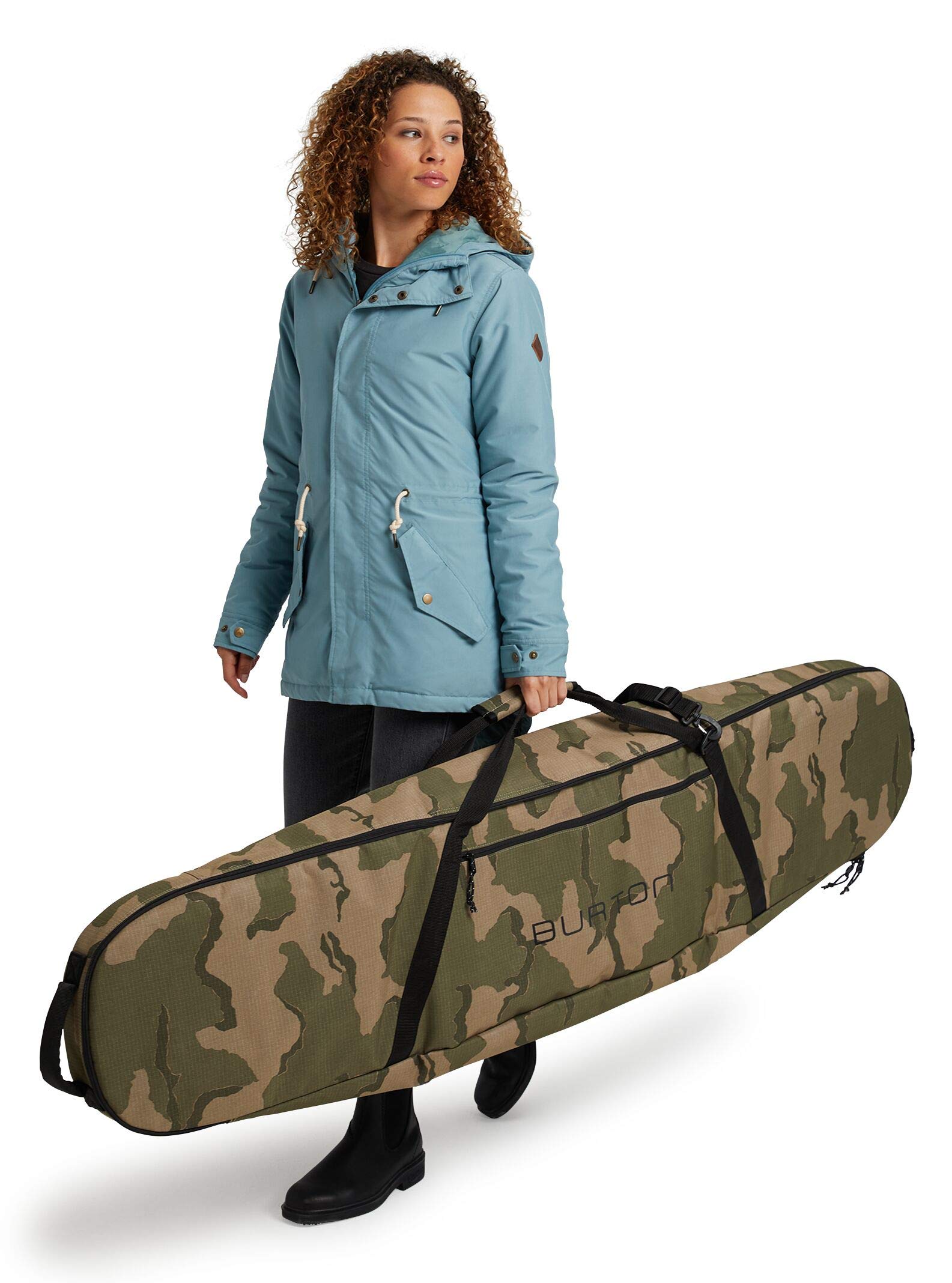 Burton Padded Snowboard Gig Bag - Waterproof & Durable Travel Storage for Snowboards - Perfect for Air Travel, Mountain Trips & Snowboarding Adventures